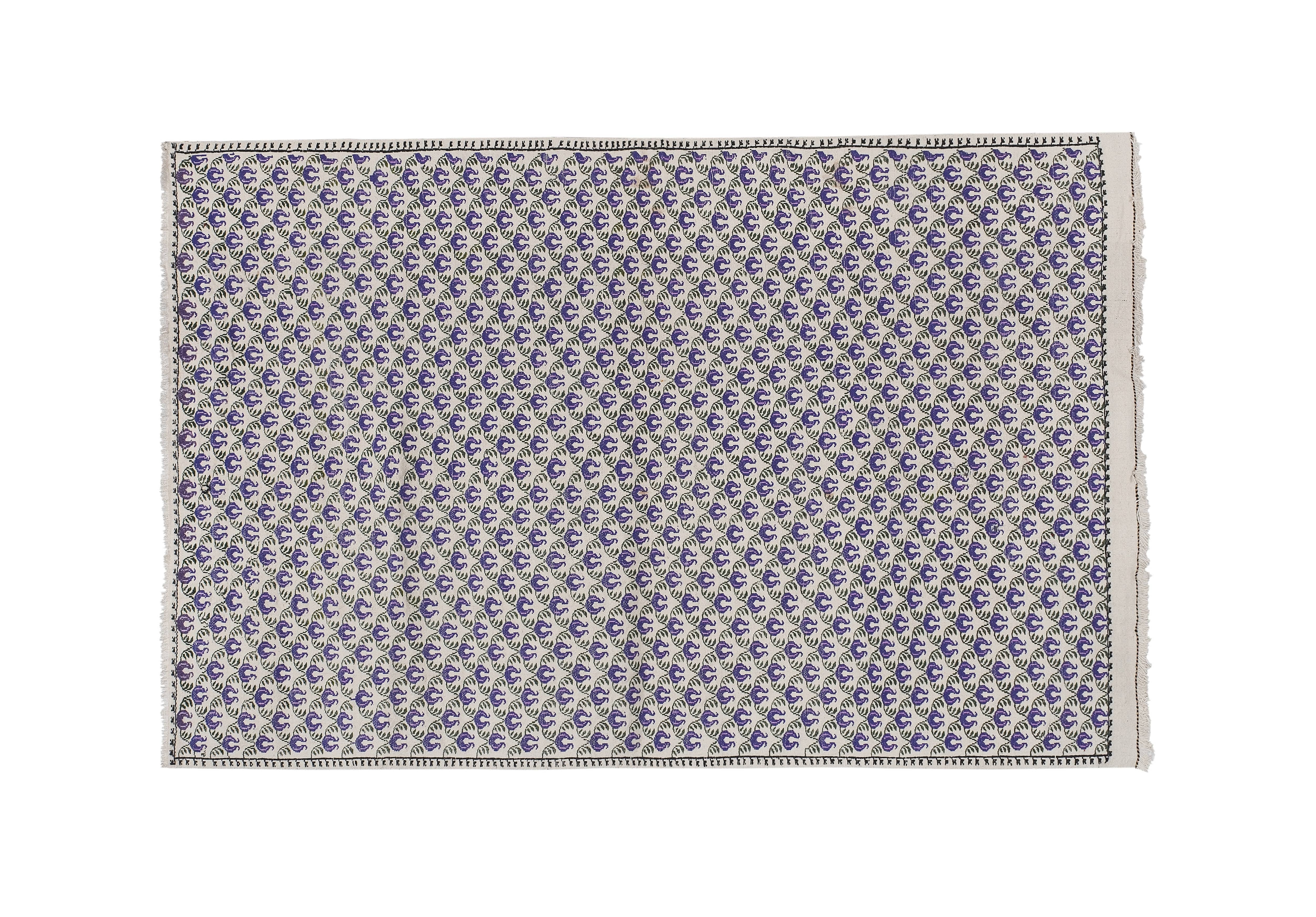 Vintage Turkish Aubusson Kilim Rug 5'2'' x 8'2''