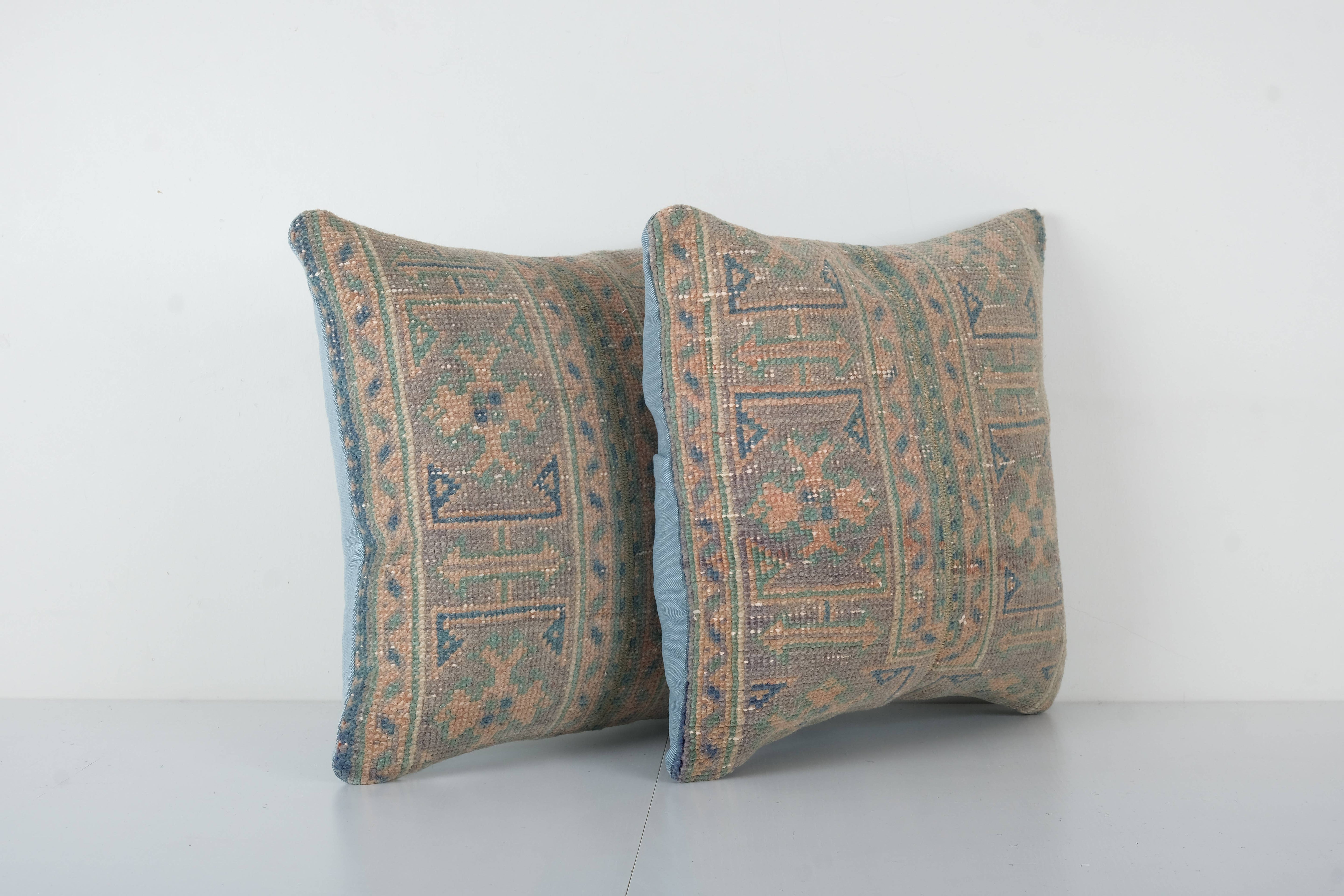 Rug Pillow Cover Set of 2 | 18'' x 18''