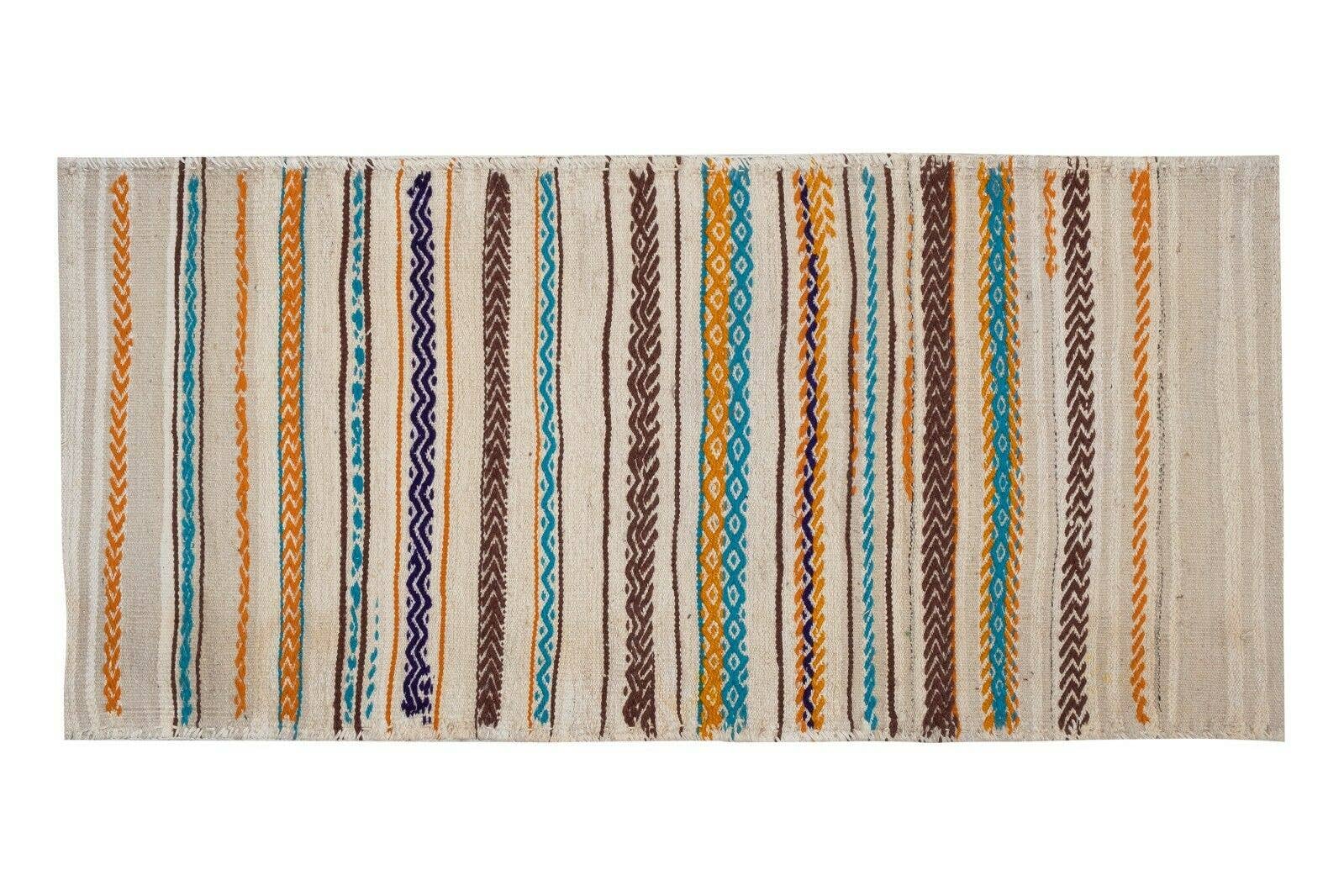 Vintage Turkish Kilim Rug 2'6'' x 5'1''