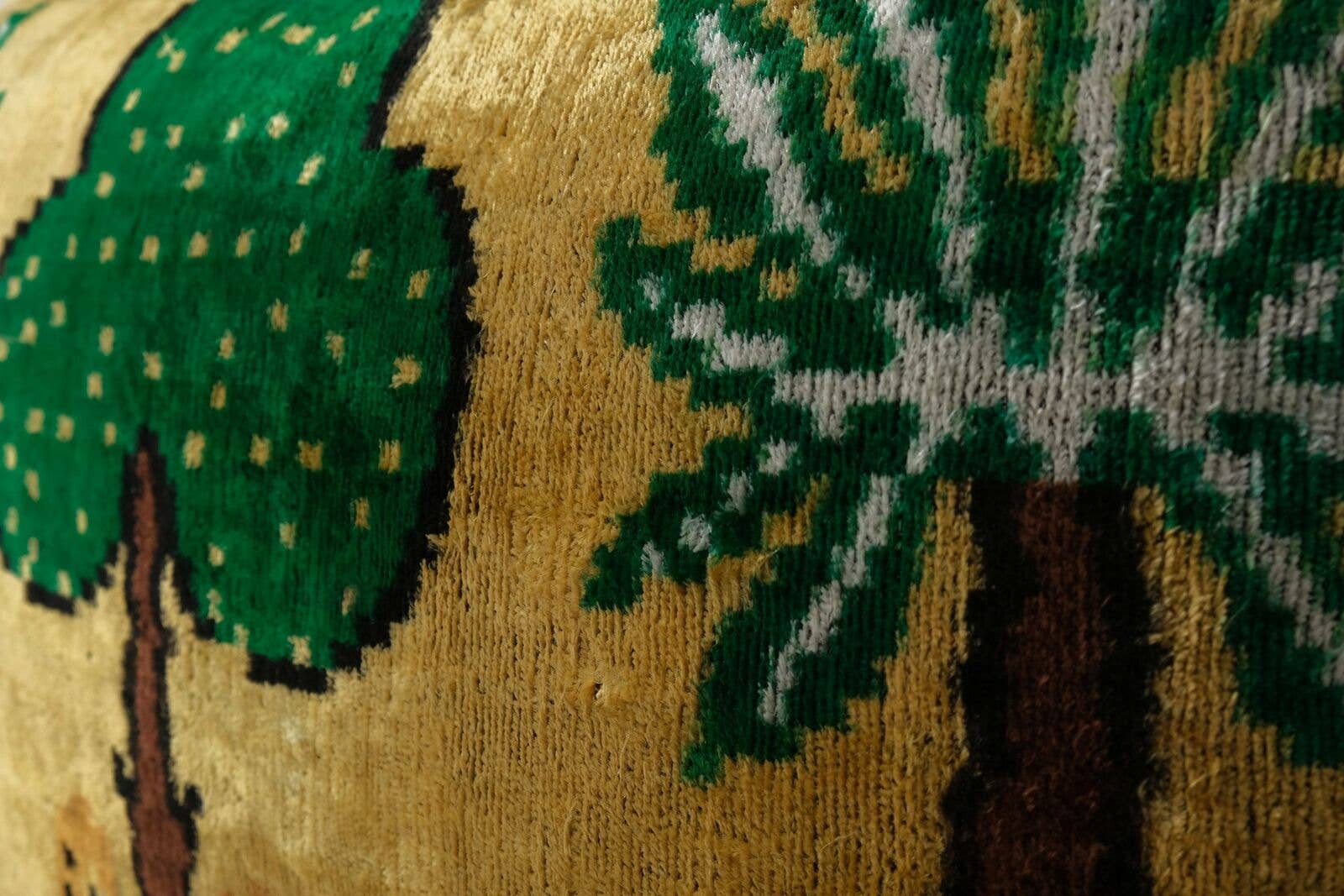 Silk Ikat Velvet Pillow Cover Set of 2 | 16'' x 24''