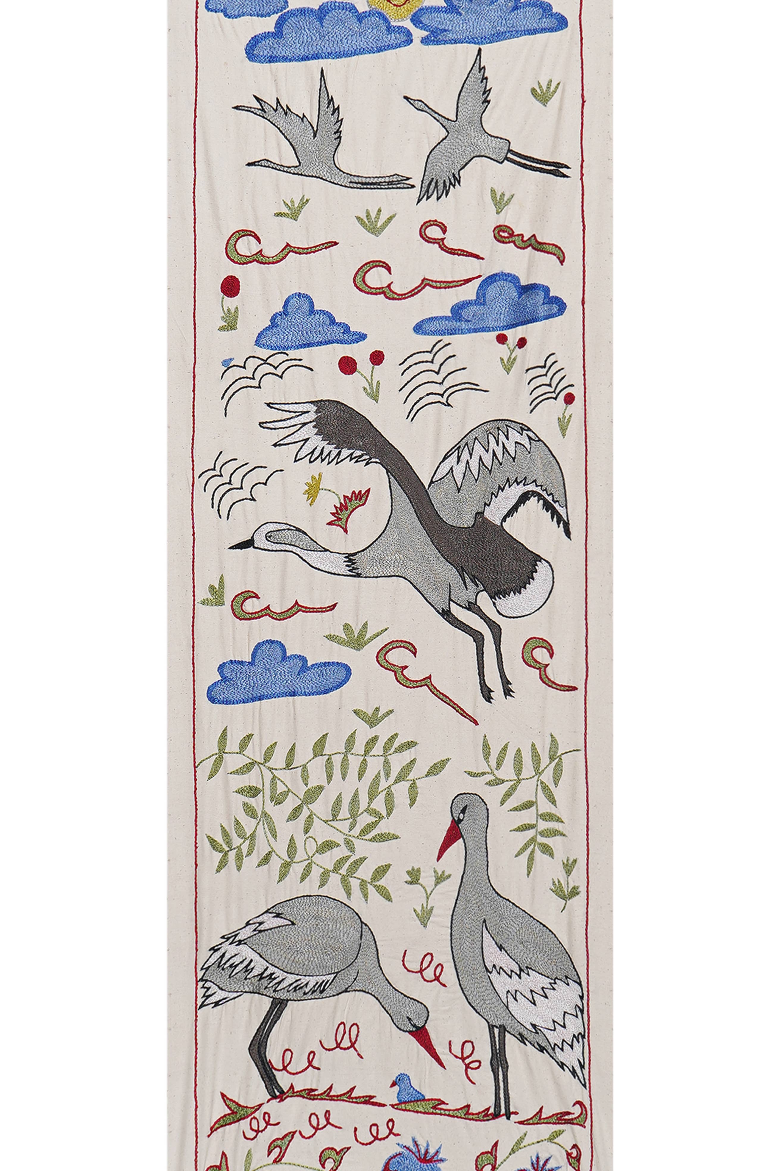 Suzani Wall Hanging & Tablecloth | 20'' x 58''