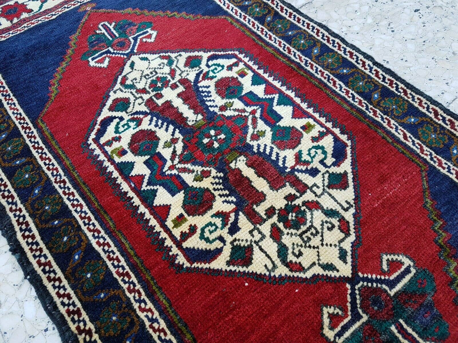 Vintage Yastik Rug 22'' x 49''