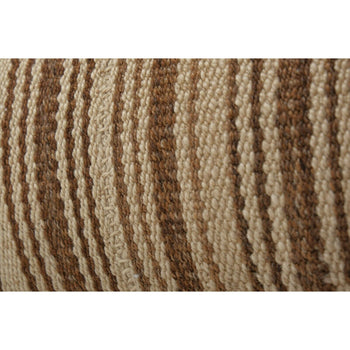 10" x 26" Set Vintage Striped Organic Hemp Kilim Pillow