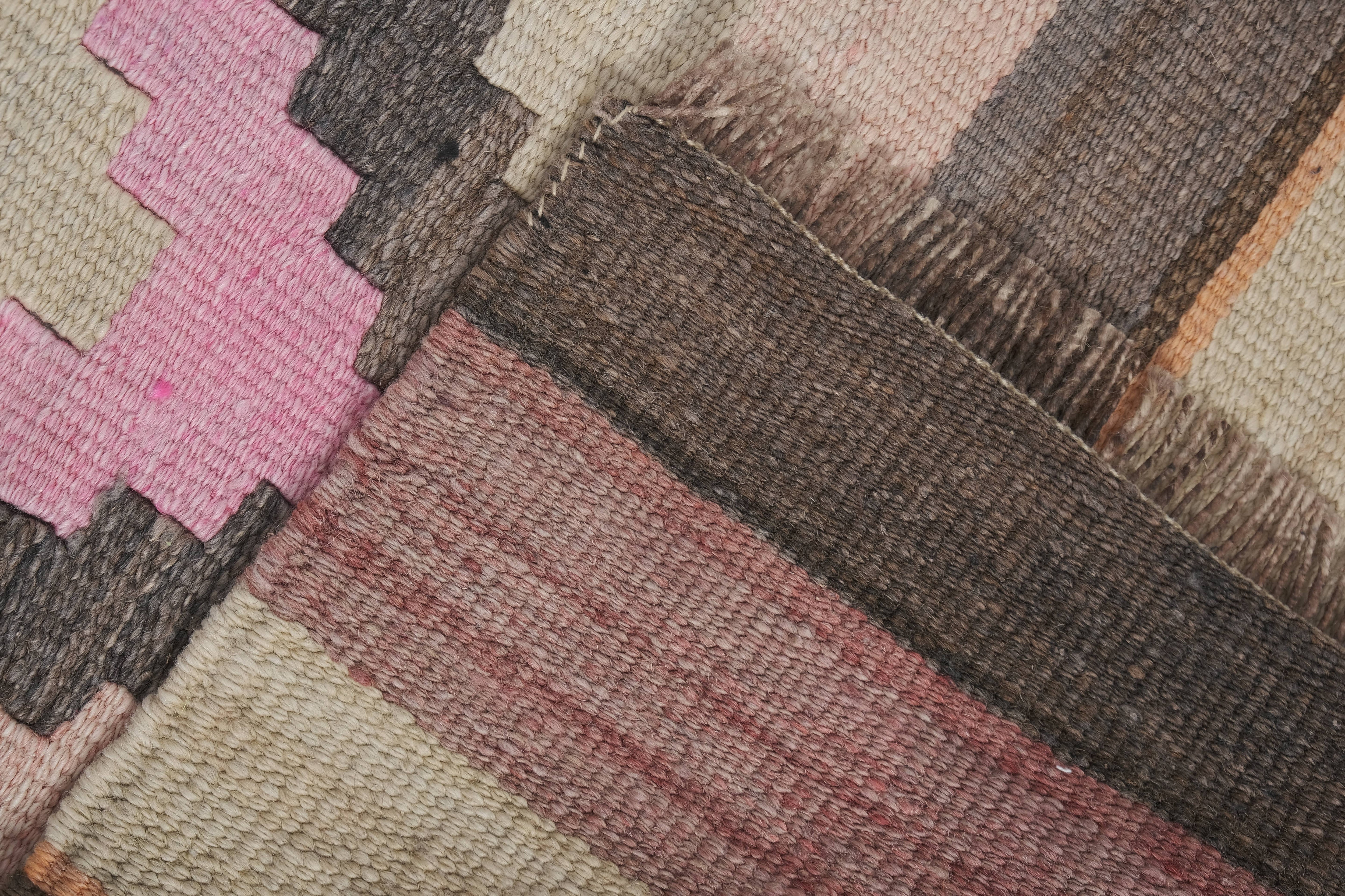 Vintage Turkish Kilim Runner 2'7'' x 21'