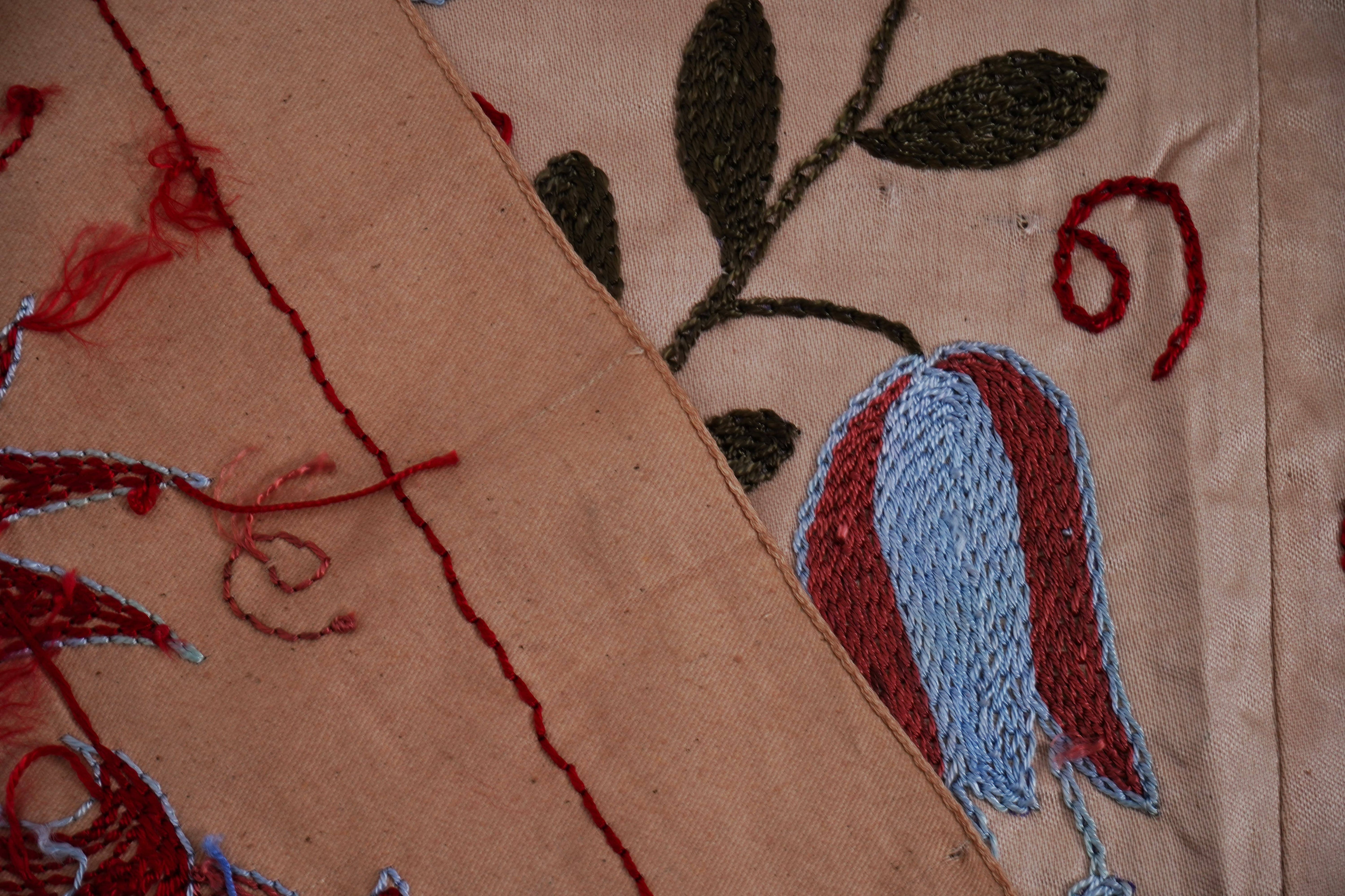 Suzani Wall Hanging & Bedspread | 3'5'' x 6'2''