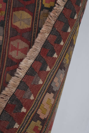 Vintage Turkish Kilim Rug 5'2'' x 7'11''