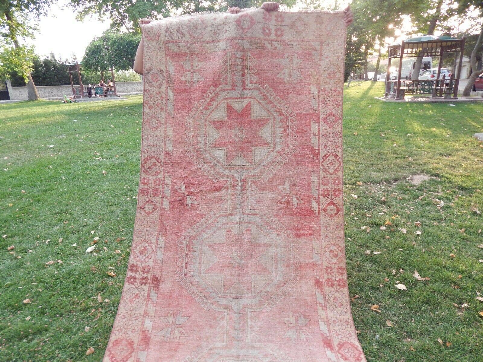 Vintage Oushak Rug 4'6'' x 12'8''