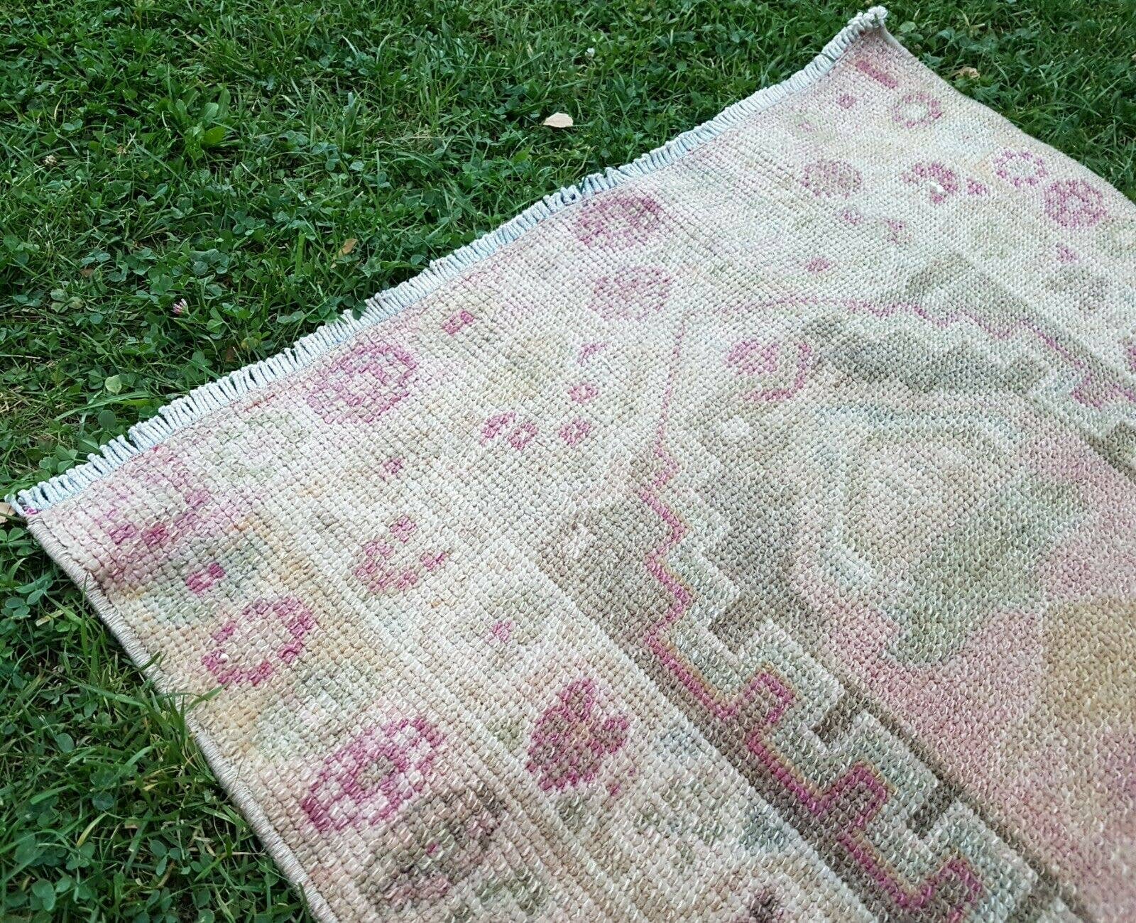 Vintage Kurdish Runner Rug 2'9'' x 13'