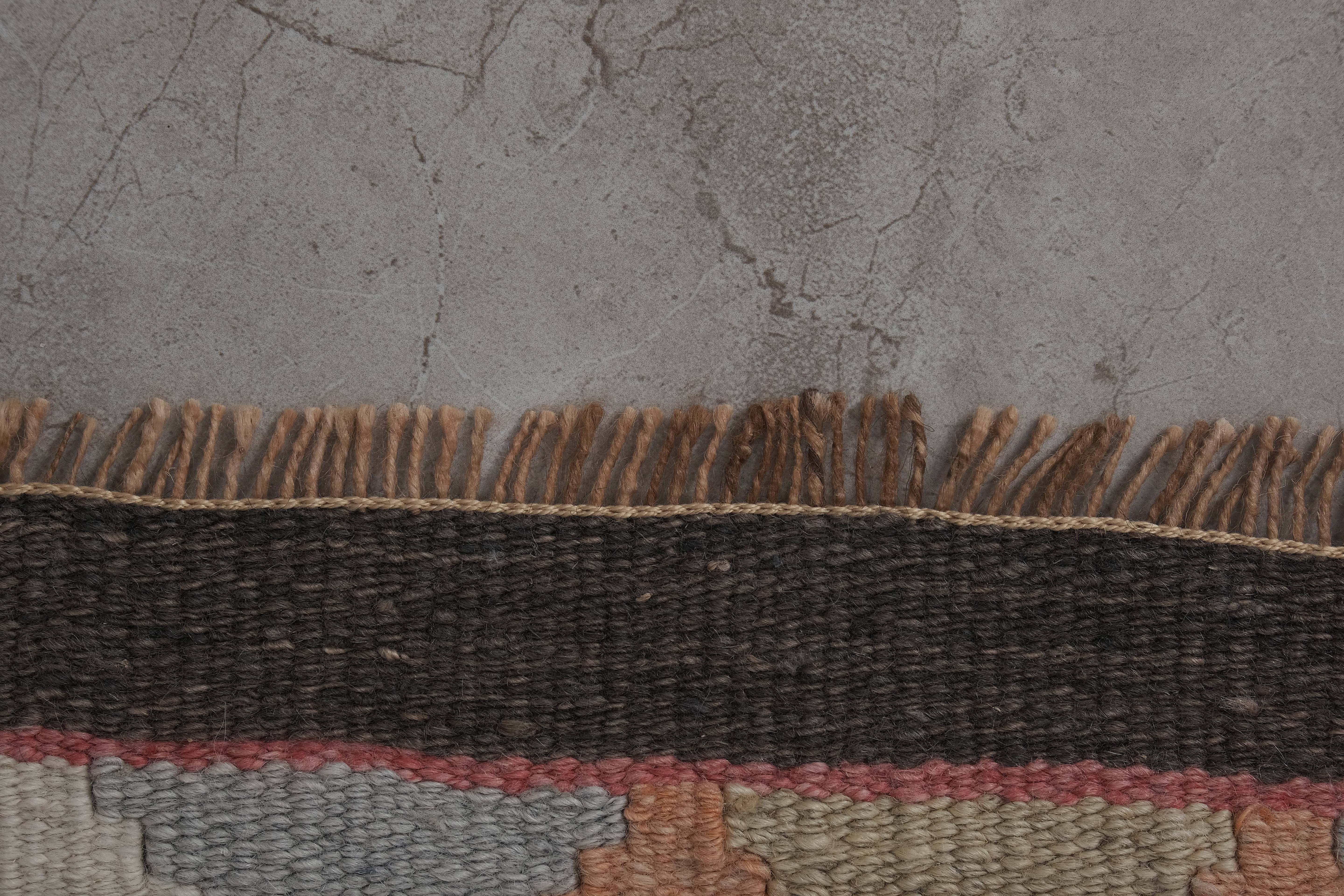 Vintage Turkish Kilim Runner 2'5'' x 20'4''