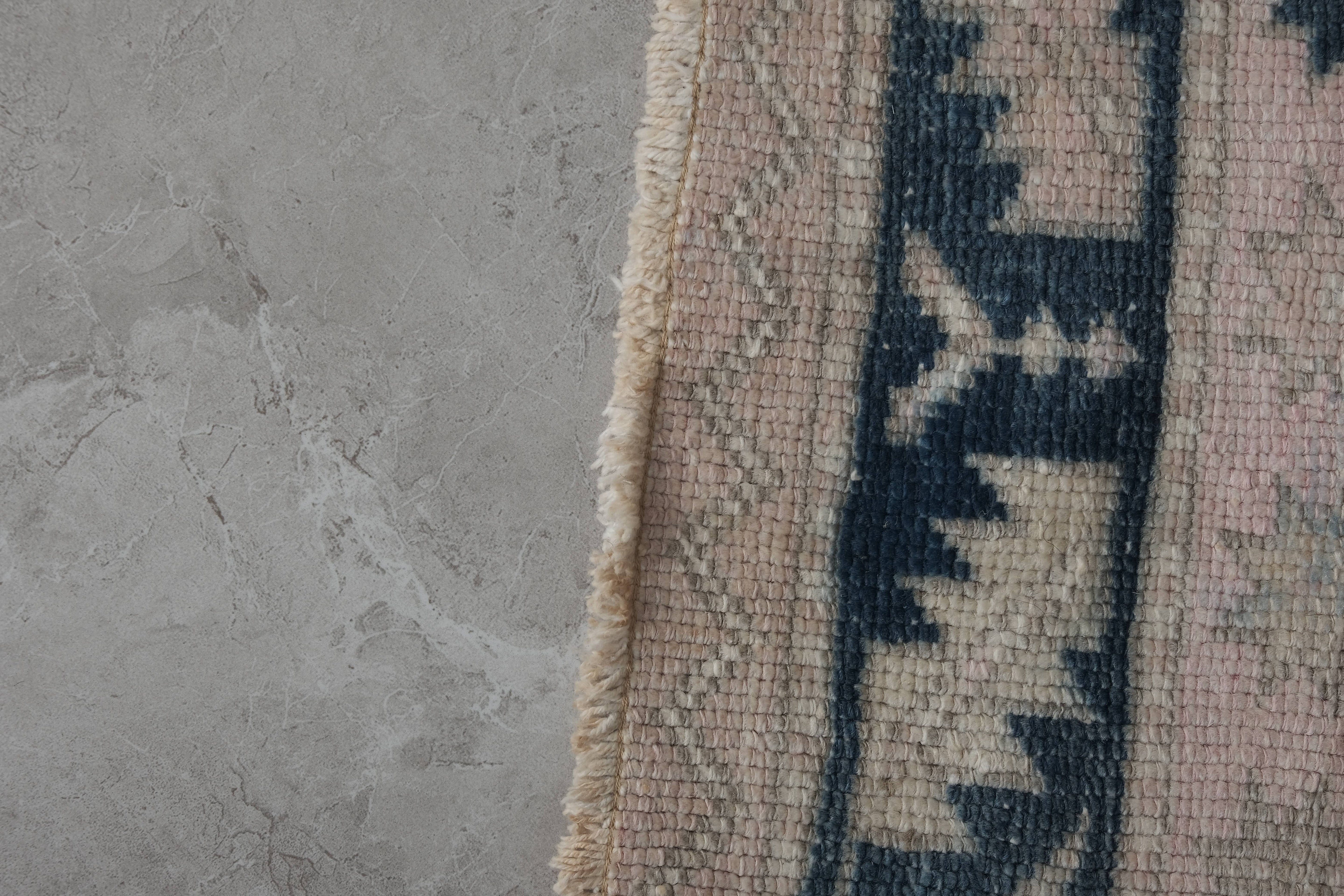Vintage Turkish Karapinar Runner Rug 3'11'' x 12'10''
