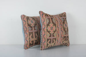 Rug Pillow Cover Set of 2 | 18'' x 18''