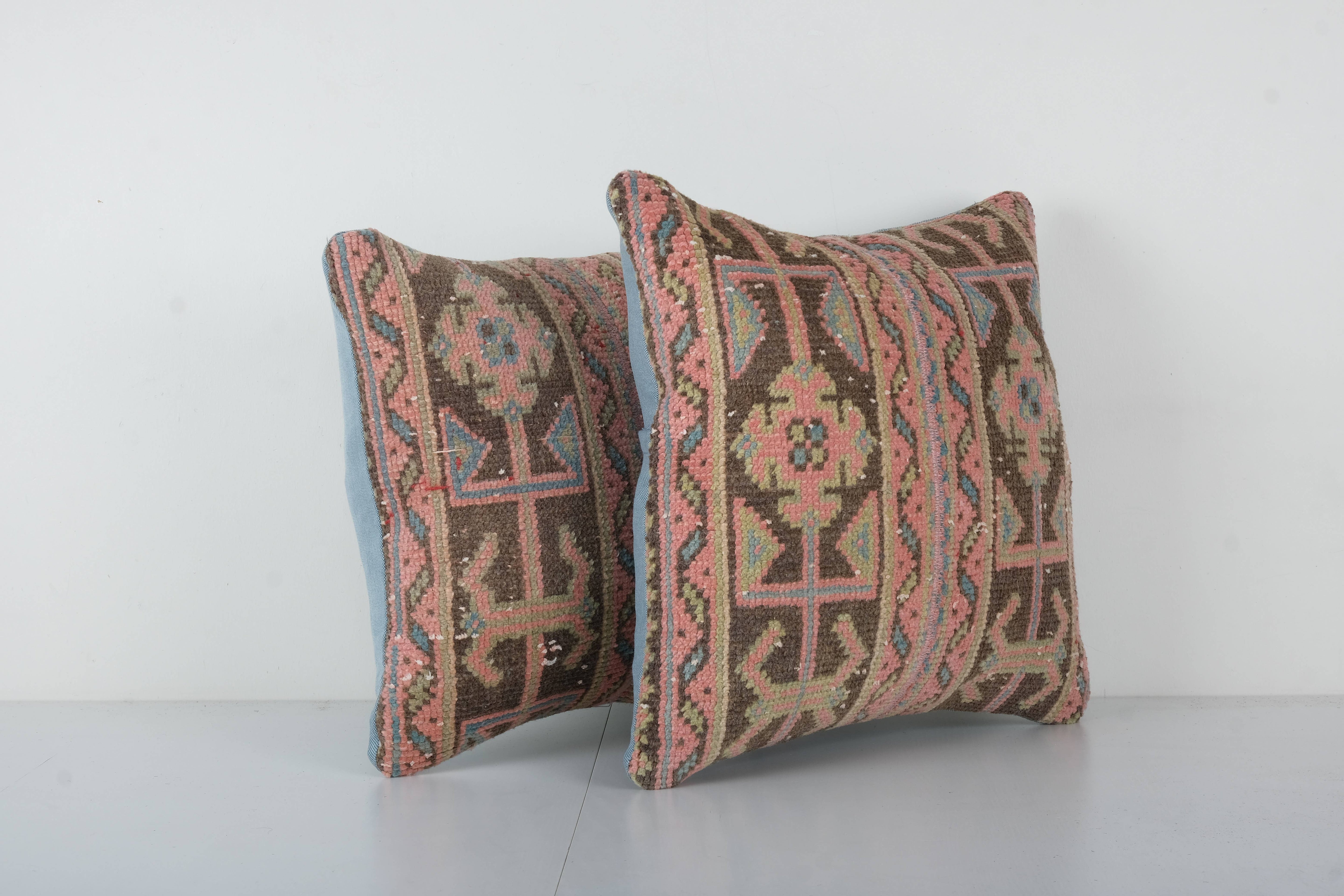 Rug Pillow Cover Set of 2 | 18'' x 18''