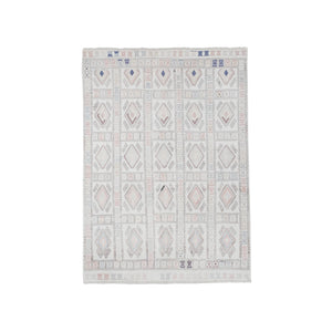 Vintage Turkish Kilim Rug 4'1'' x 7'1''