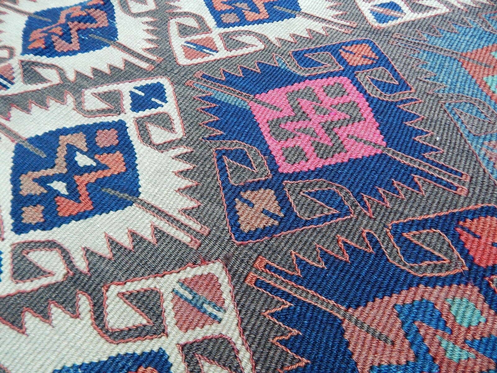 Vintage Turkish Kilim Rug 4'10'' x 12'11''