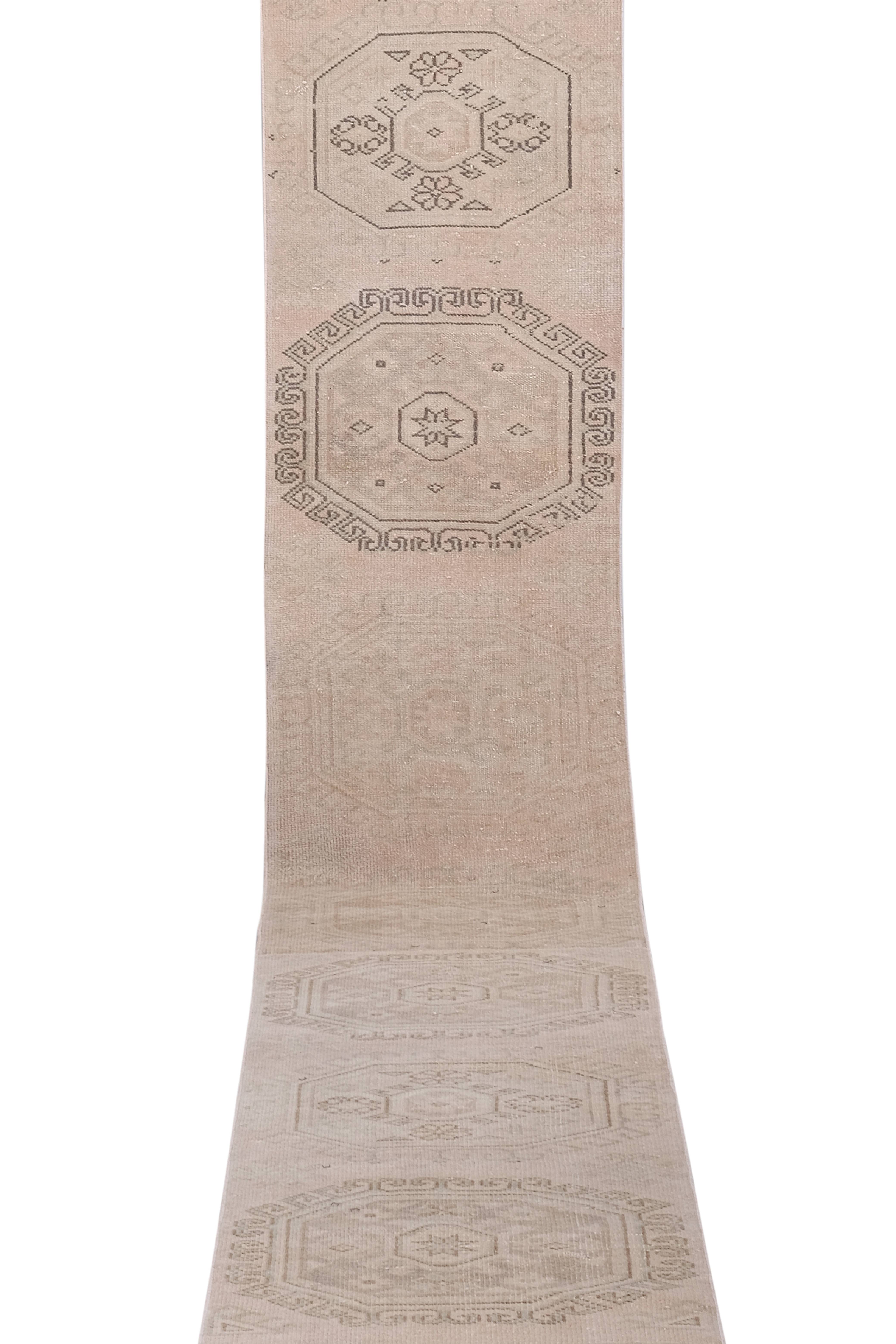 Vintage Oushak Runner 2'9'' x 18'11''