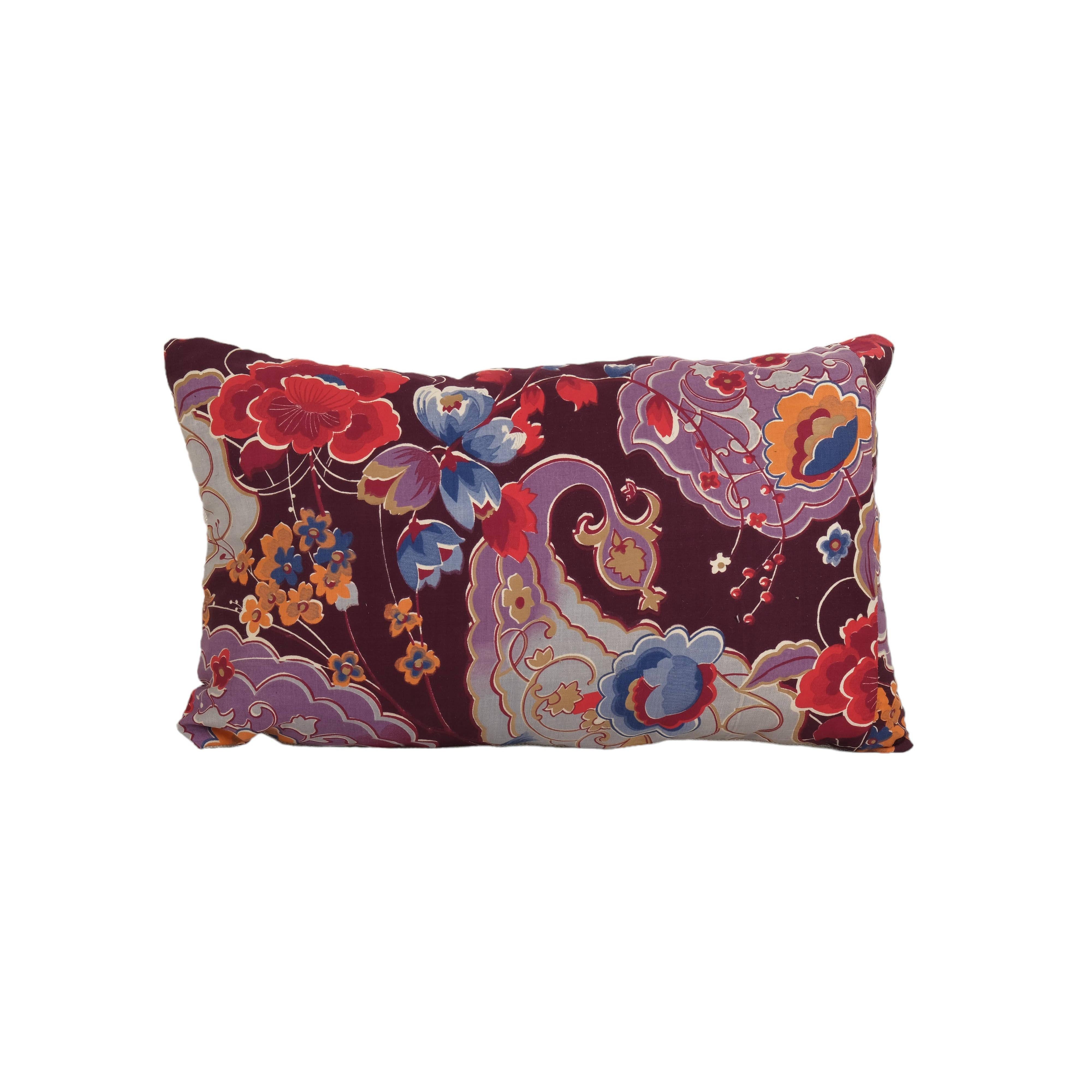 Uzbek Roller Printed Pillow Cover | 12'' x 20''