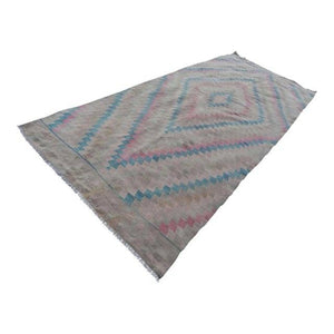 Vintage Turkish Kilim Runner 4'9'' x 11'1''