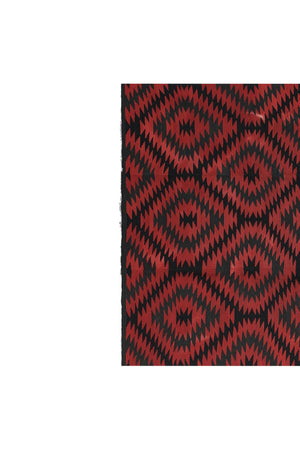 Vintage Turkish Kilim Rug 5'1'' x 6'9''