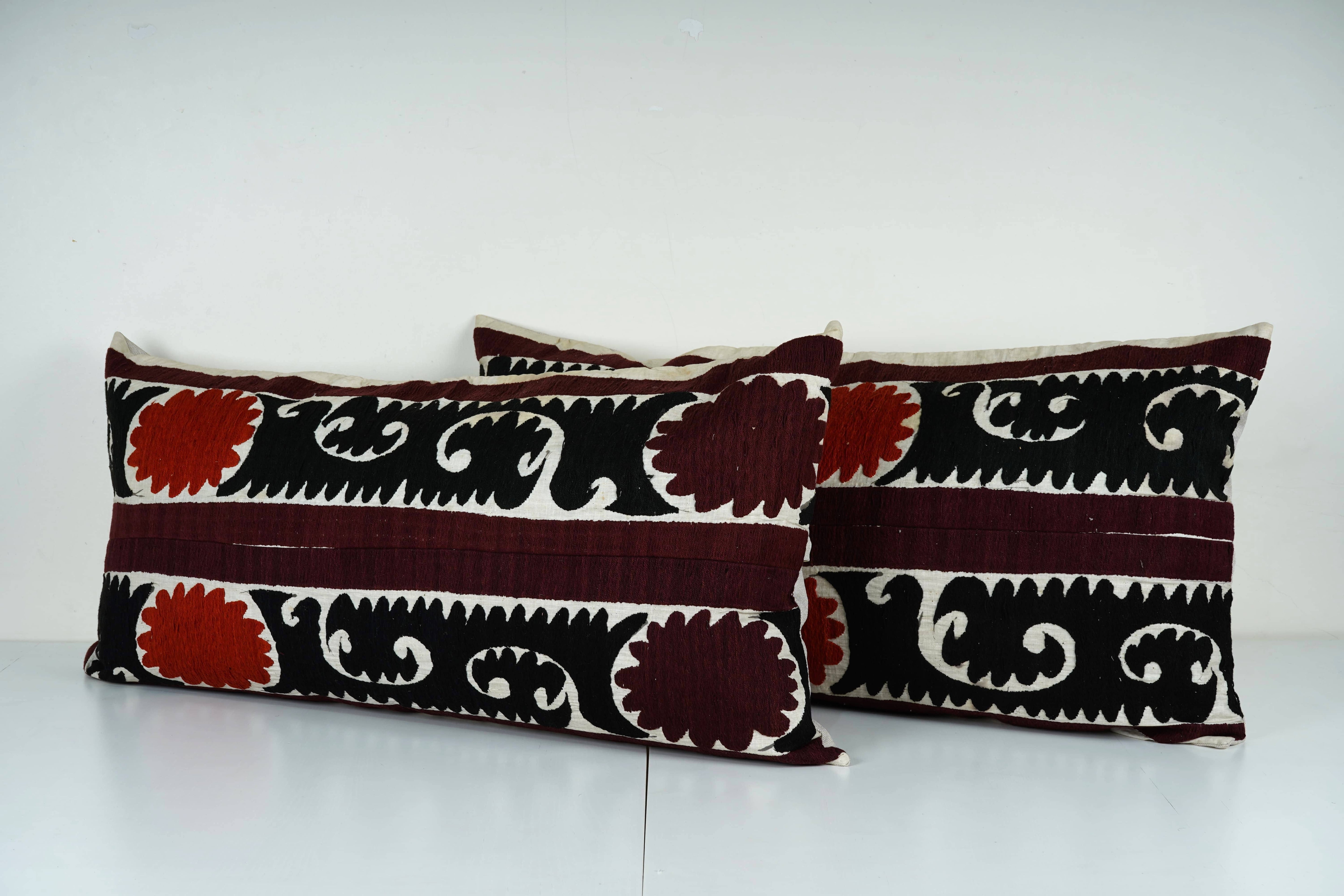 Suzani Bedding Pillow Cover Set of 2 | 19'' x 36''
