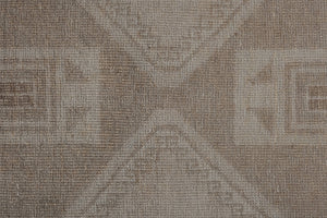 Vintage Kurdish Runner Rug 3'3'' x 28'1''
