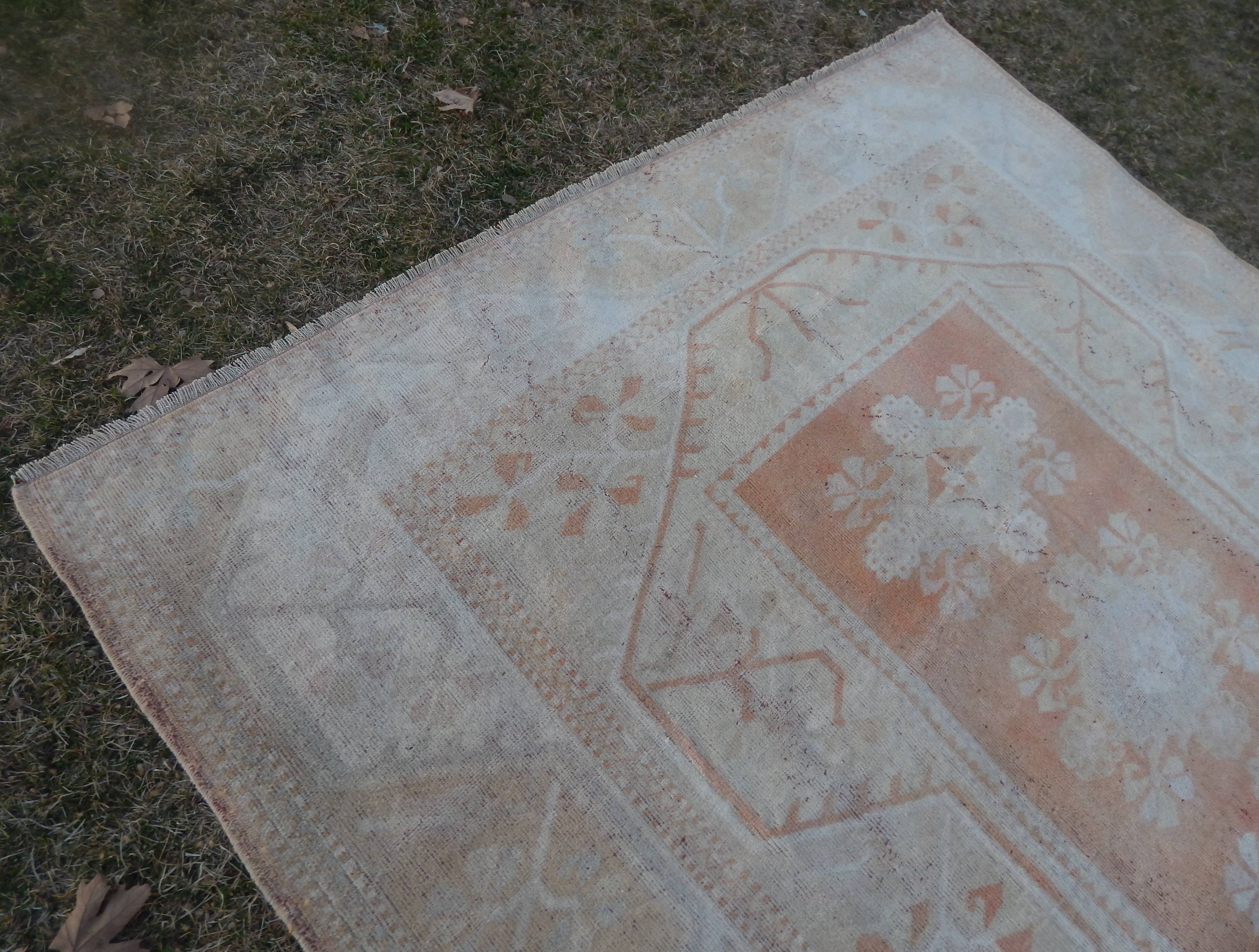 Vintage Turkish Rug 6'8'' x 9'5''