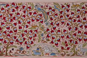 Silk Suzani Wall Hanging & Bedspread 3'4'' x 6'1''