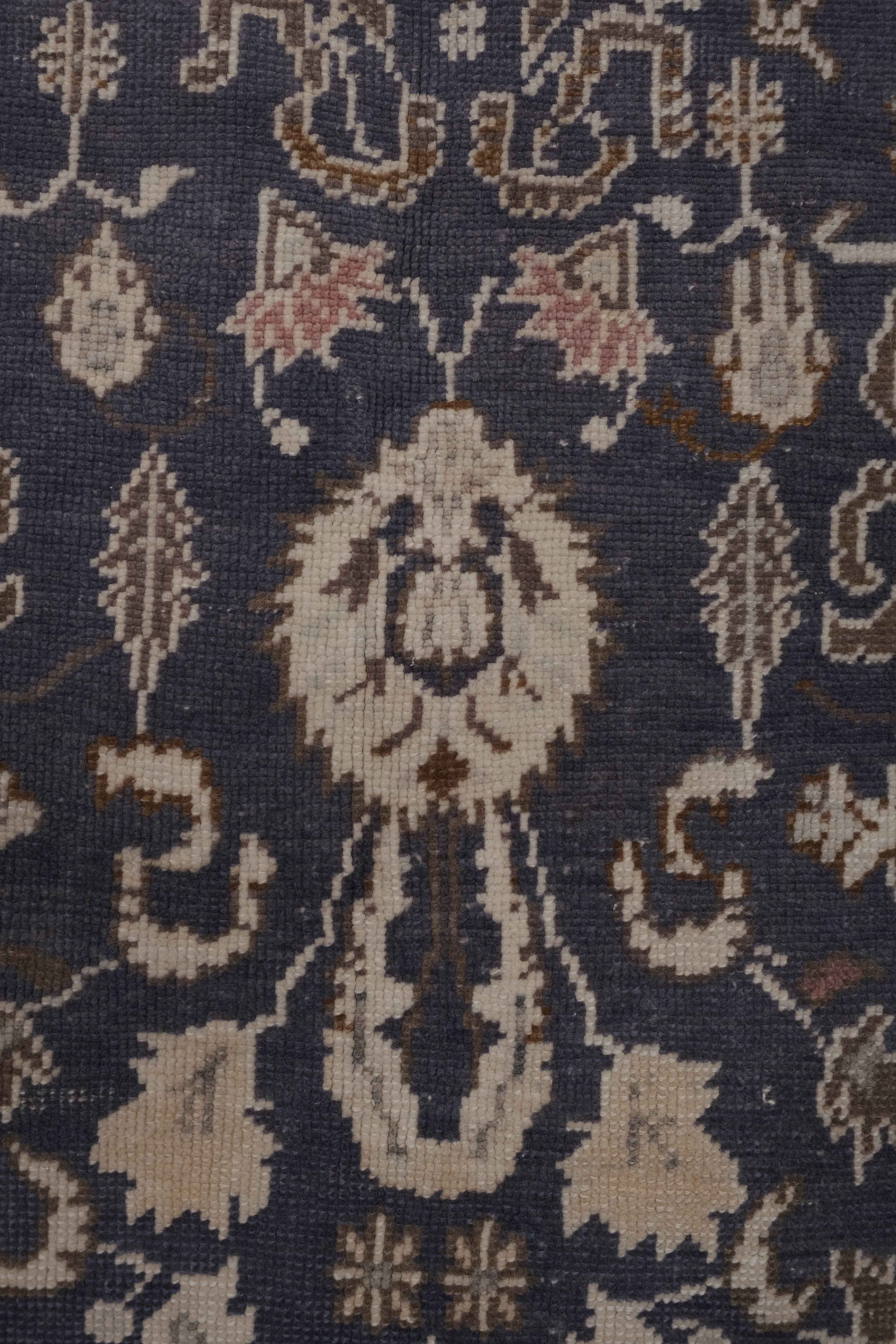 Vintage Turkish Karapinar Rug 4'3'' x 7'2''