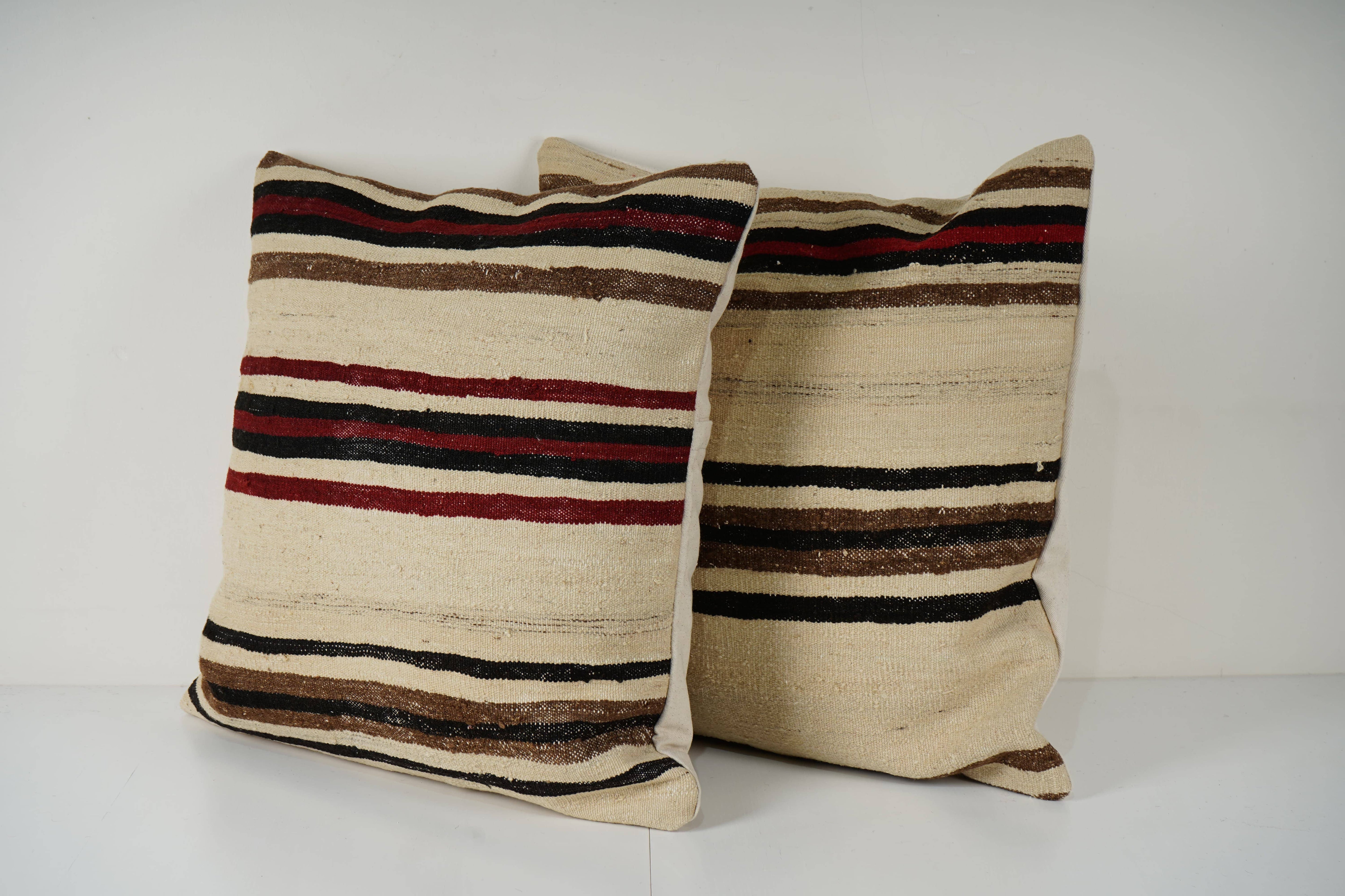 Kilim Pillow Cover Set of 2 | 24'' x 24''