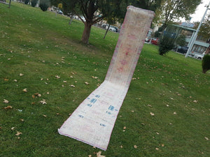 Vintage Oushak Runner 2'4'' x 15'1''