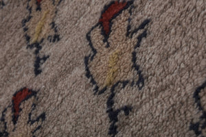 Vintage Turkish Tulu Rug 3'7'' x 6'11''