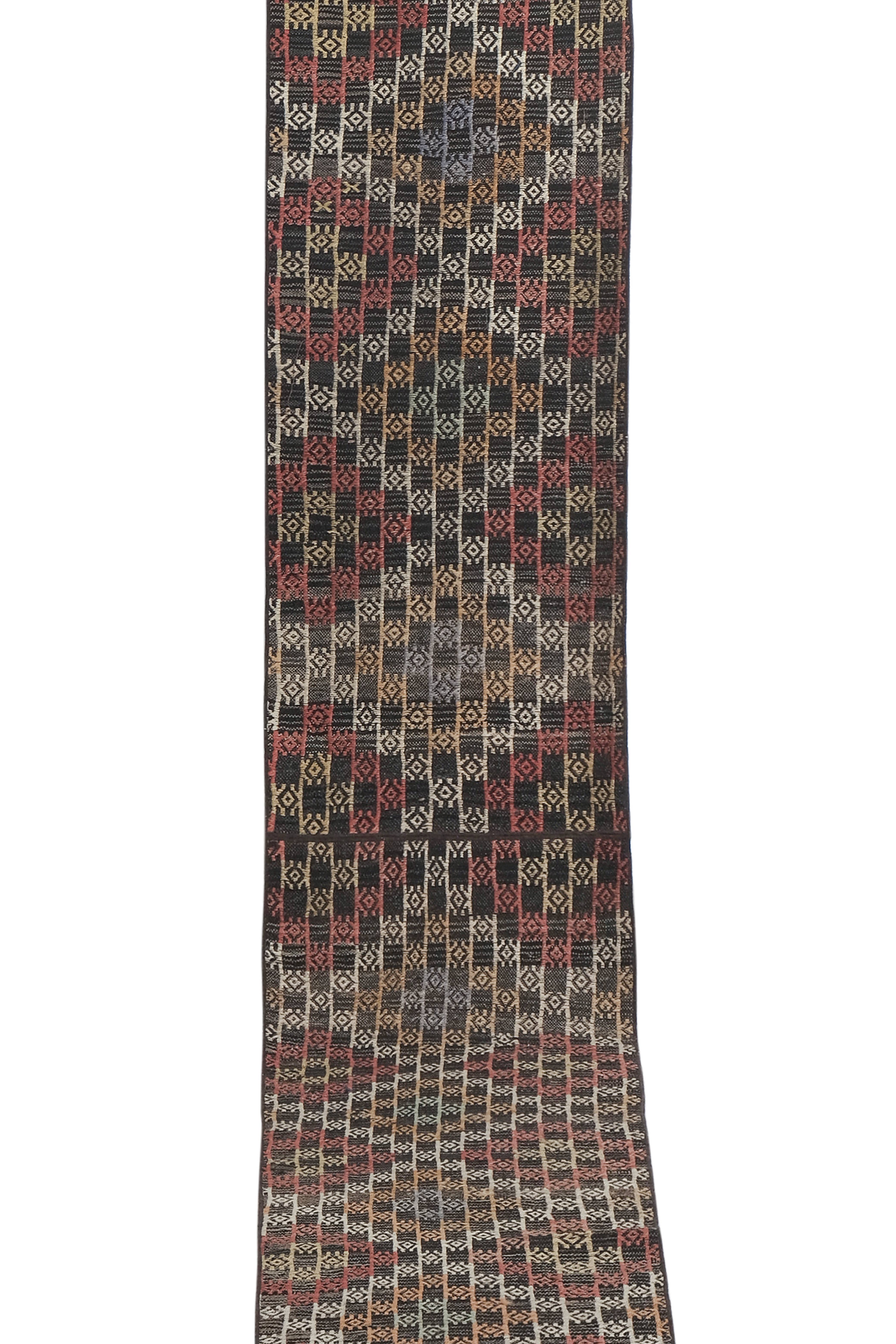 Vintage Kilim Runner 2'2'' x 15'11''