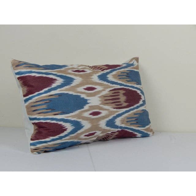 Silk Ikat Velvet Pillow Cover | 12'' x 20''
