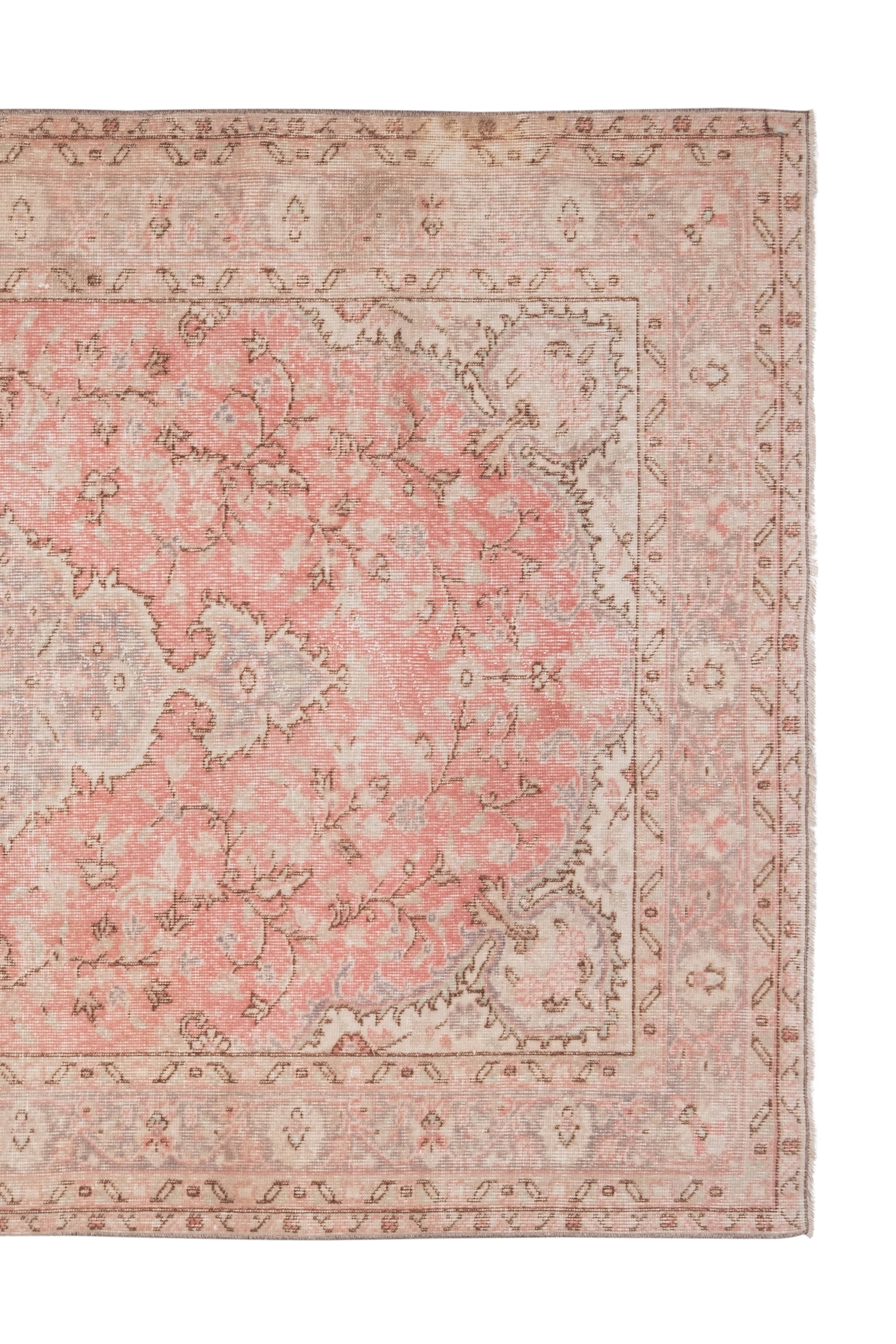 Vintage Turkish Rug 6'1'' x 8'9''