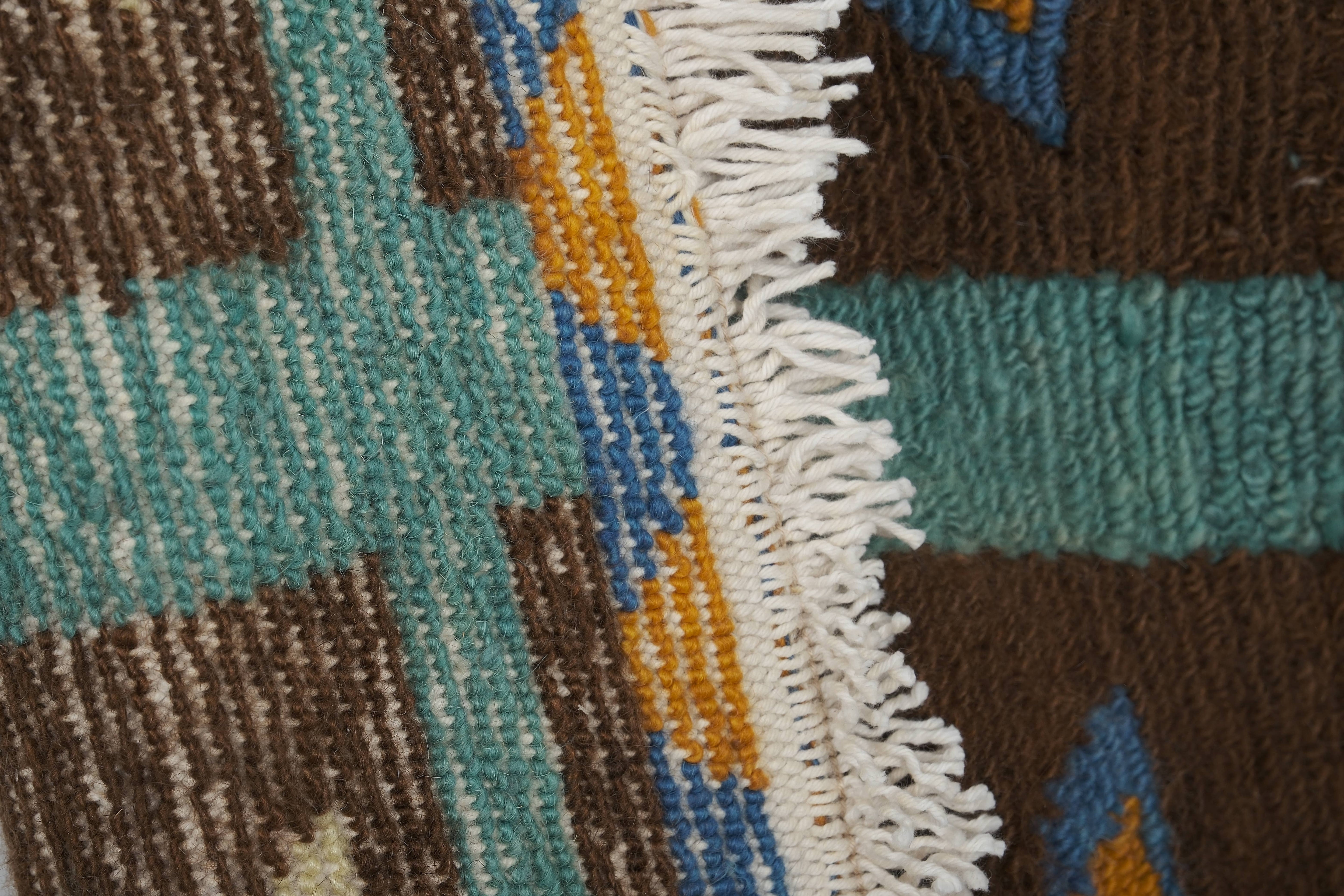 Vintage Turkish Tulu Rug 4'1'' x 4'7''