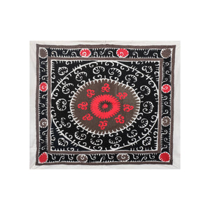 Suzani Wall Hanging & Bedspread | 4'8'' x 5'