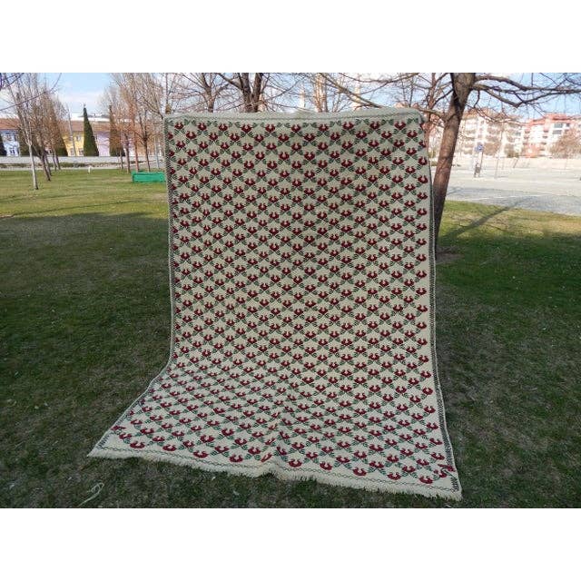 Vintage Kilim Rug 5'10'' x 8'