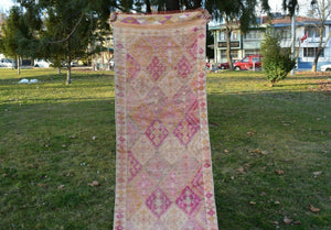 Vintage Oushak Runner 2'7'' x 13'6''