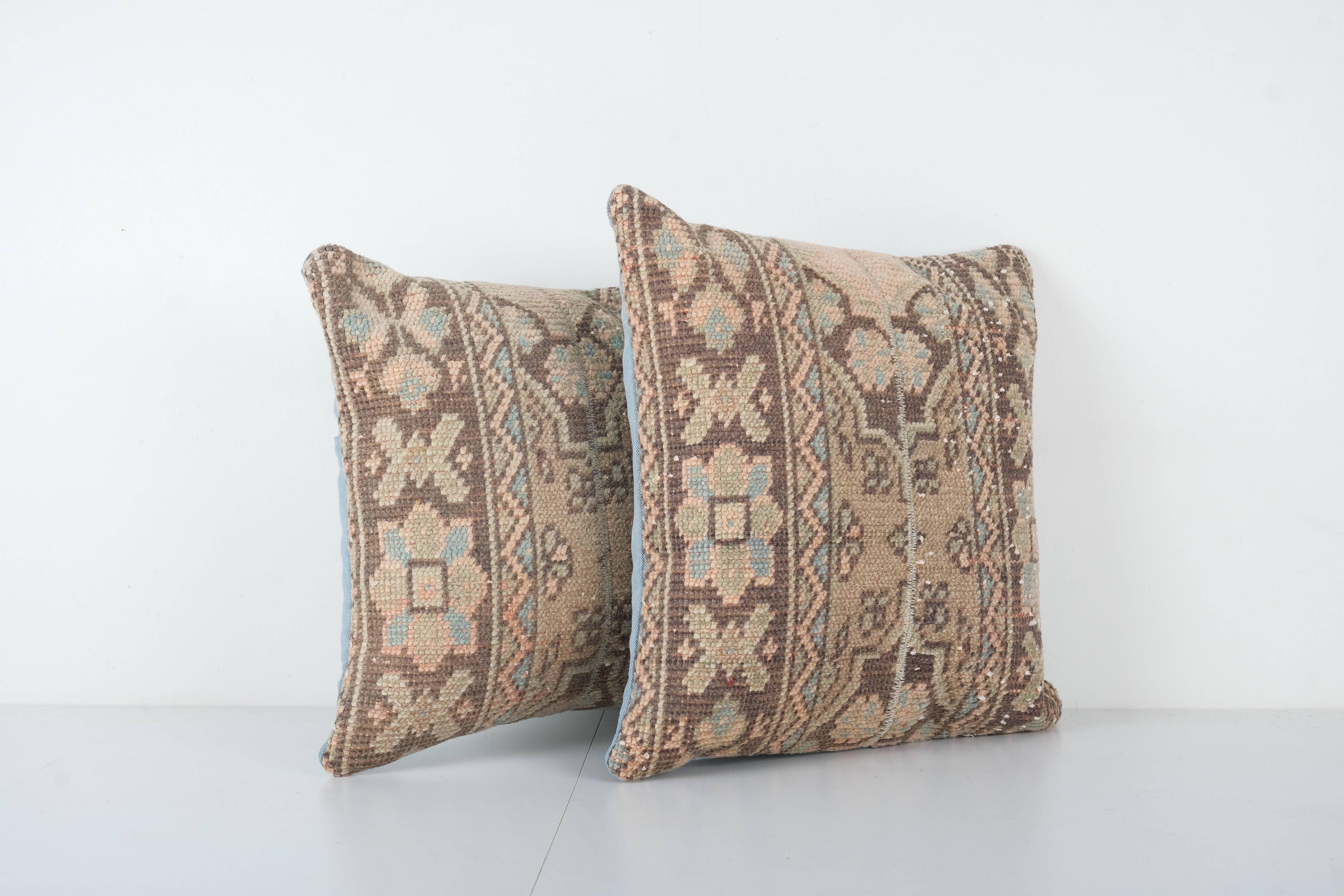 Rug Pillow Cover Set of 2 | 18'' x 18''
