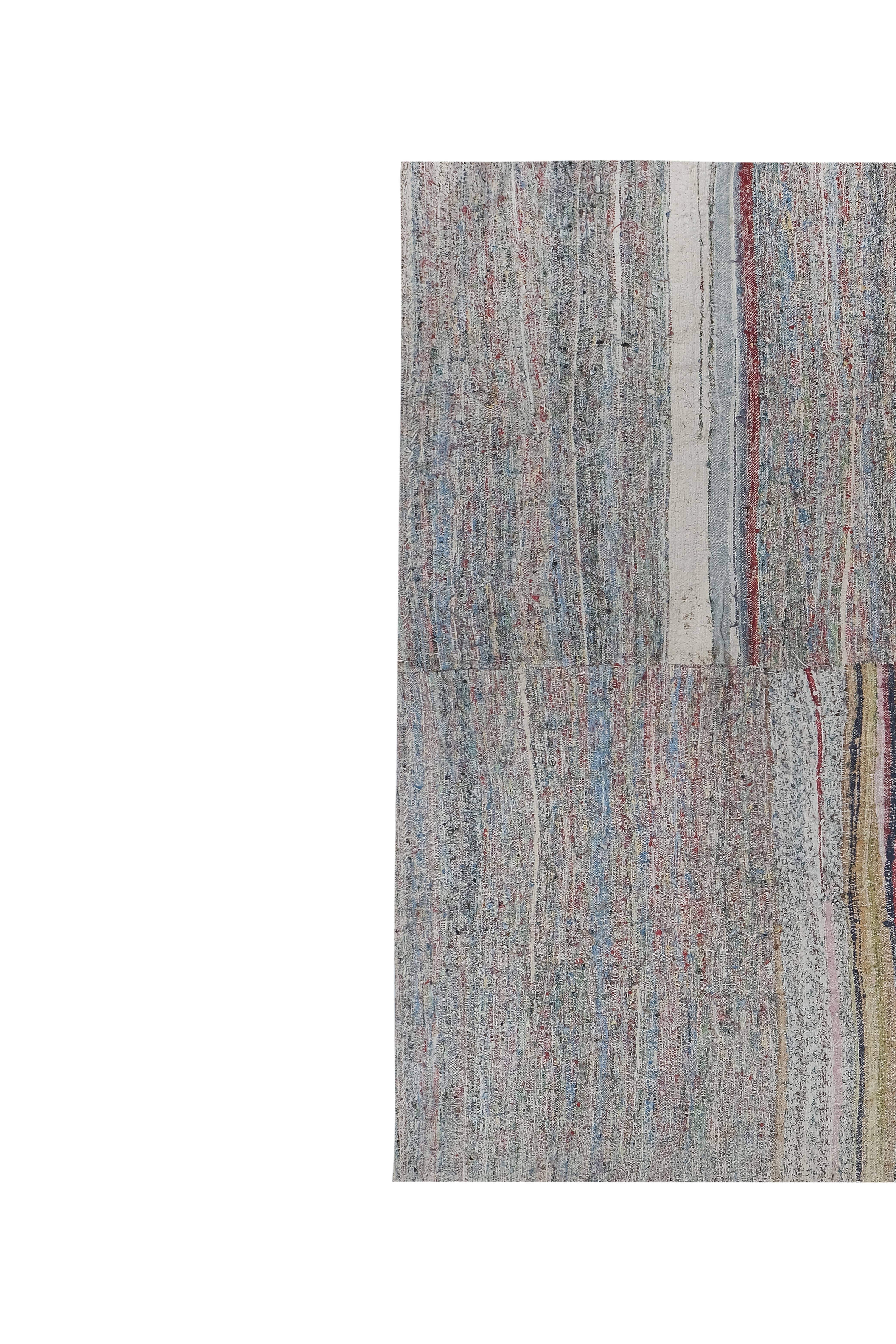 Vintage Turkish Kilim Rug 9'2'' x 10'4''