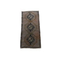 Vintage Turkish Konya Rug 17'' x 35''