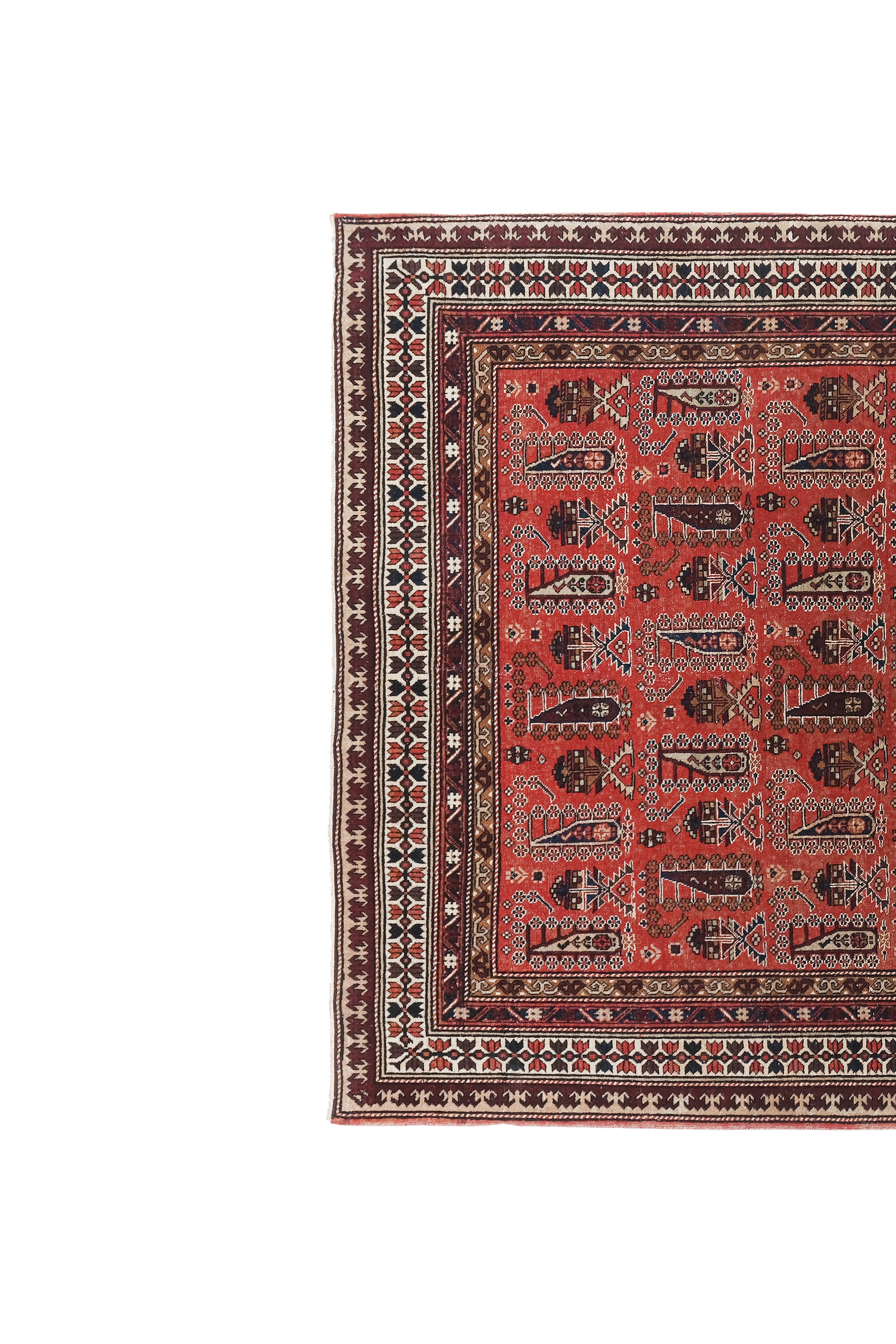 Vintage Caucasian Rug 4'7'' x 6'9''