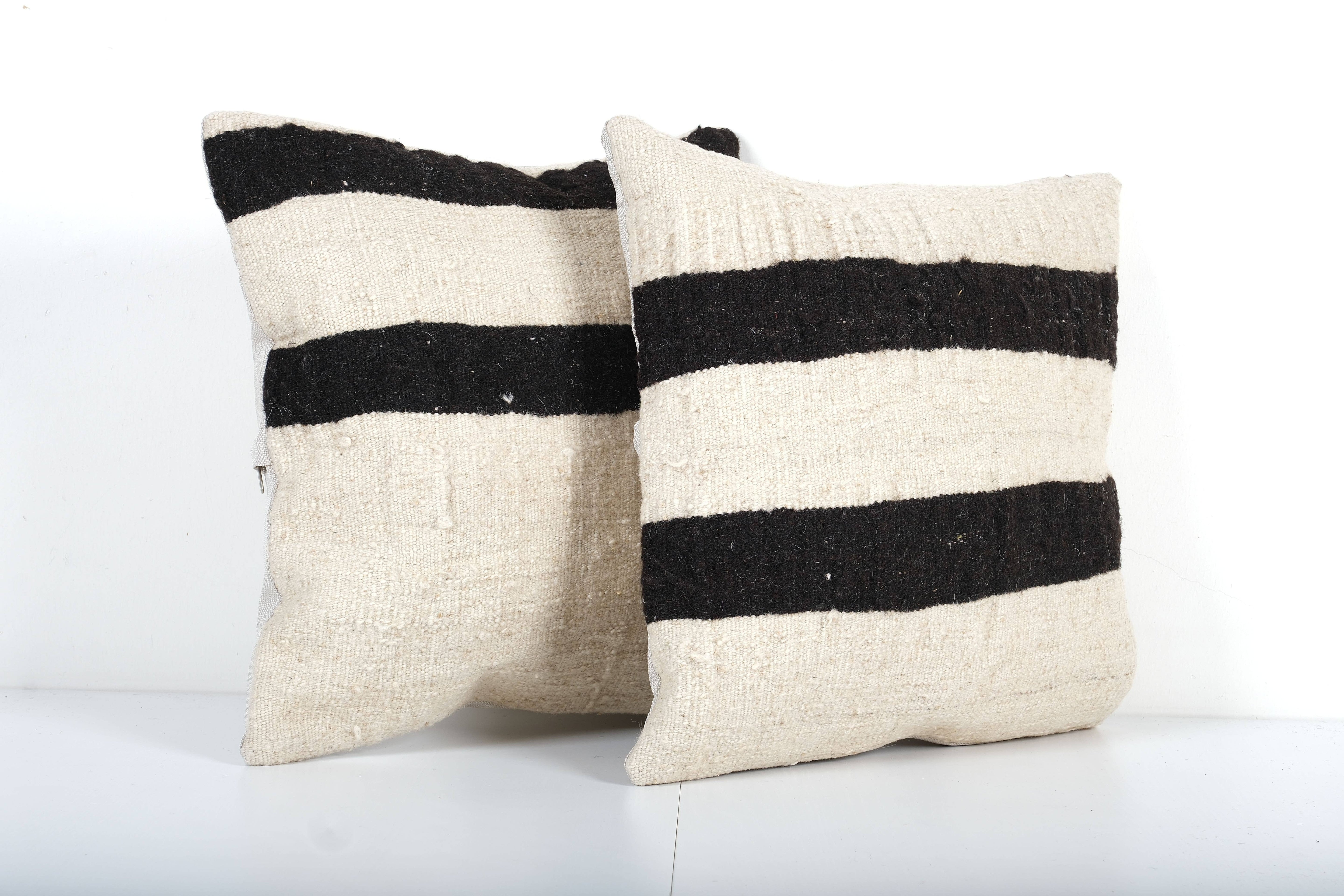 Kilim Pillow Cover Set of 2 | 16'' x 16''