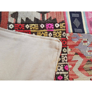 Vintage Turkish Kilim Rug 2'' x 2''