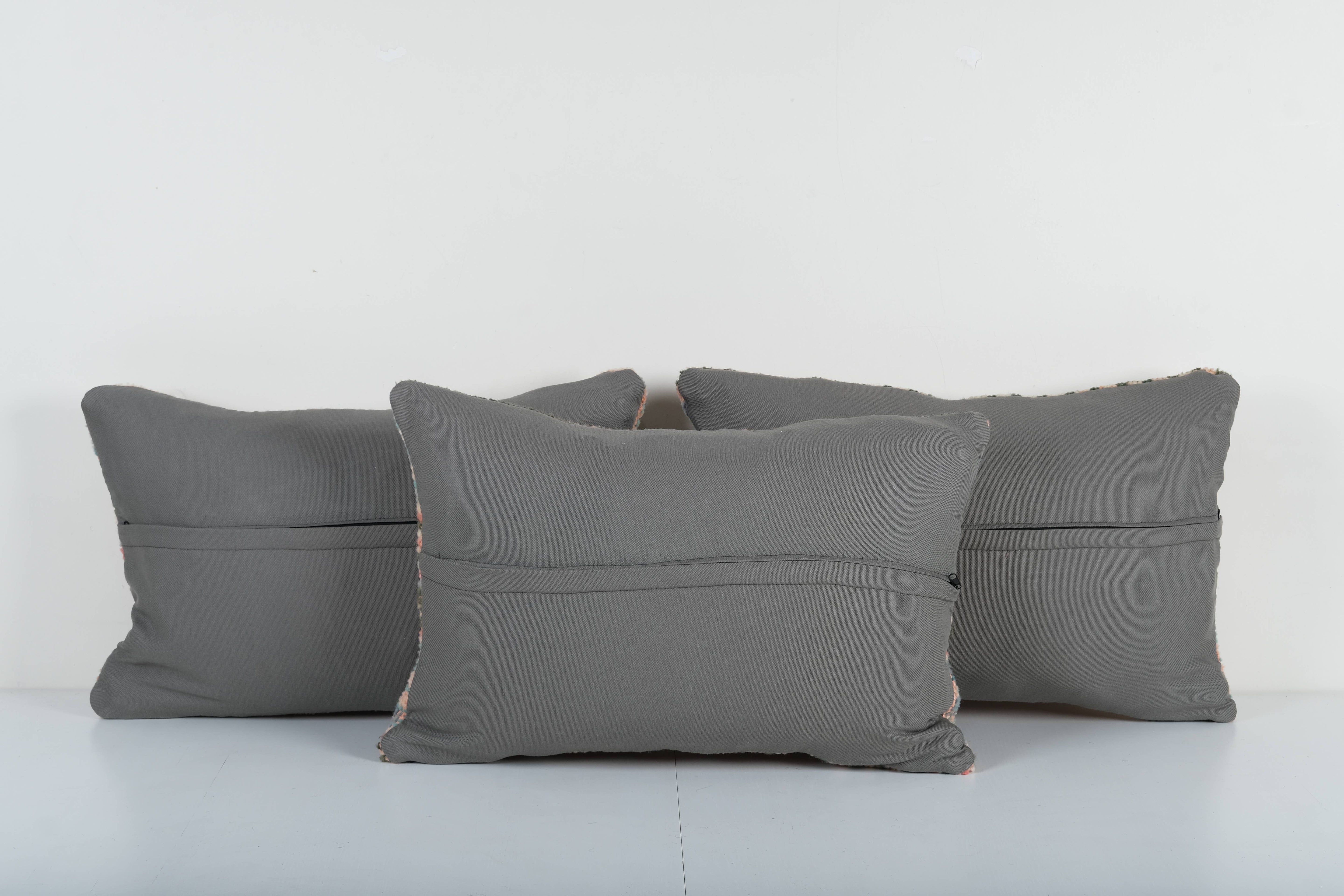 Rug Pillow Cover Set of 3 | 16'' x 24''