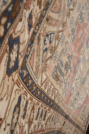 Vintage Turkish Karapinar Rug 6'8'' x 10'10''