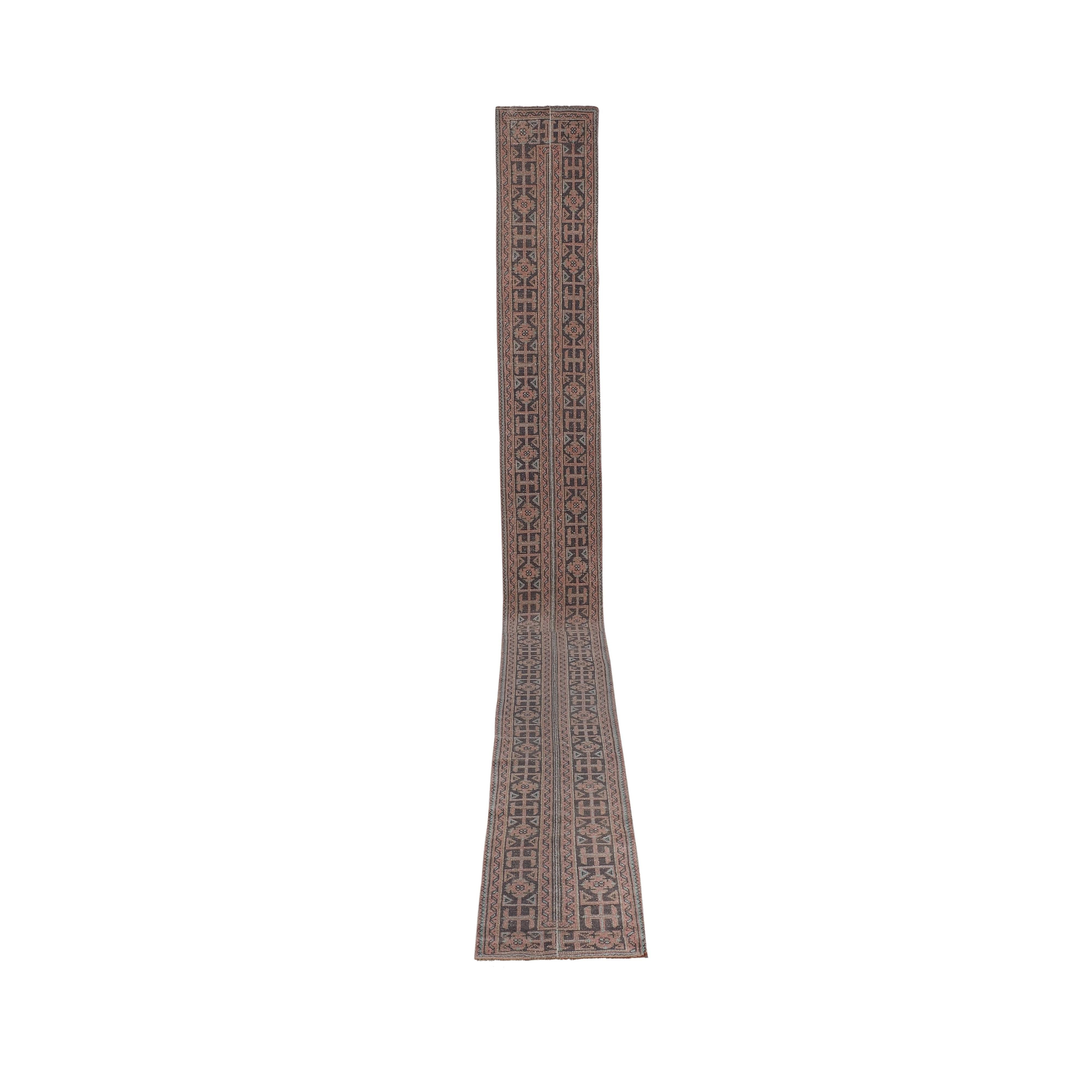 Vintage Oushak Runner 1'10'' x 20'8''