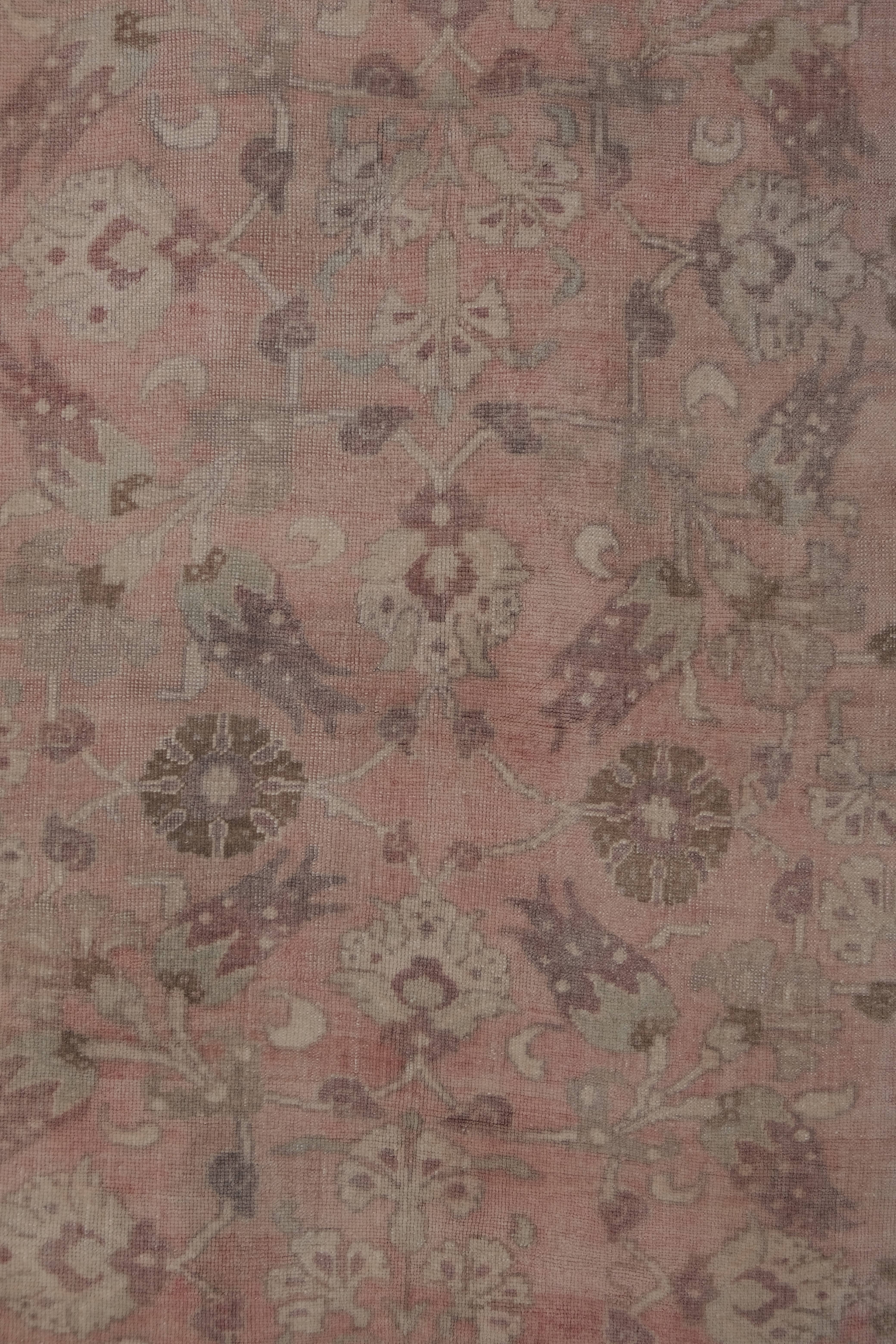Vintage Turkish Karapinar Rug 4'7'' x 7'8''