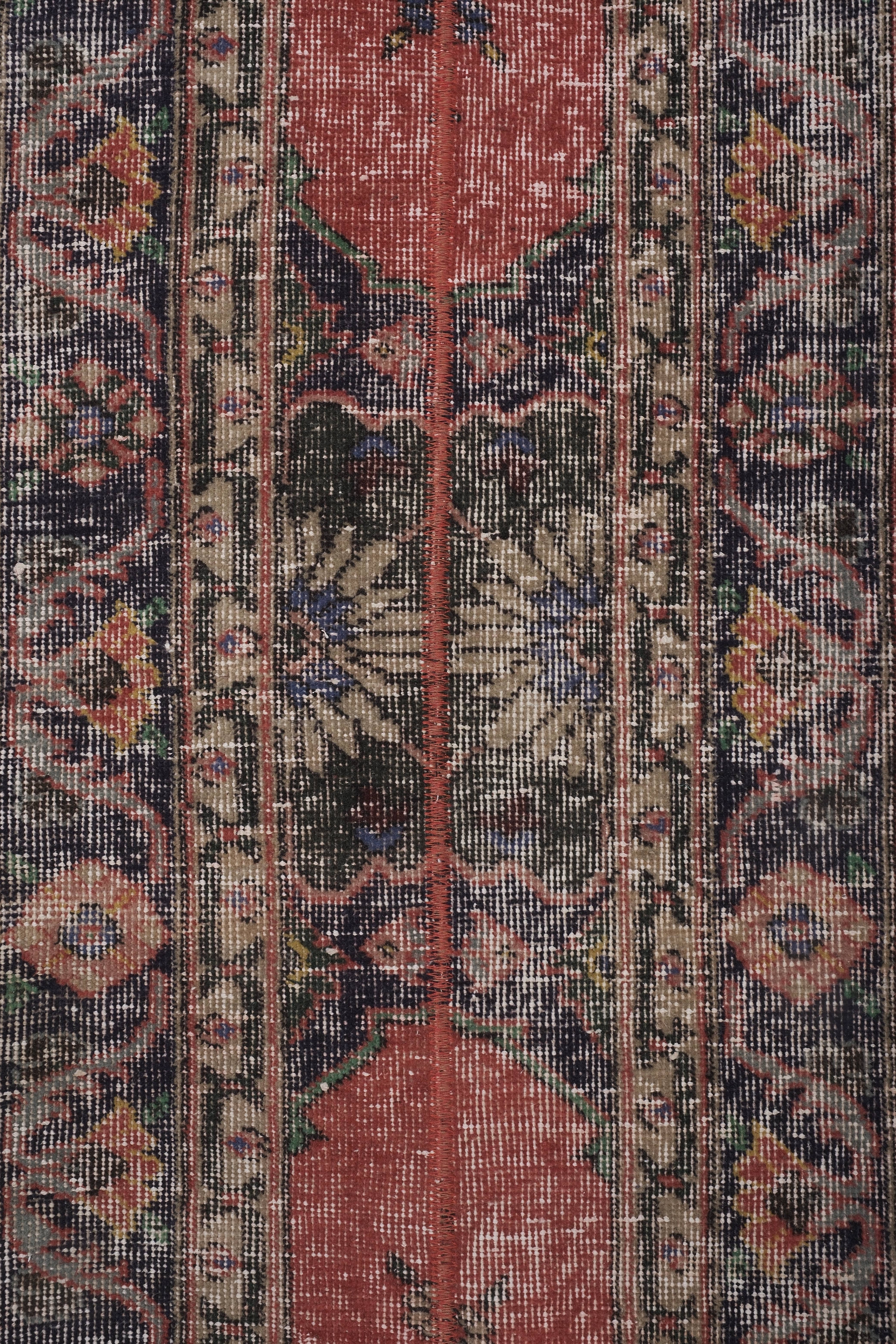 Vintage Turkish Runner Rug 2'2'' x 11'8''