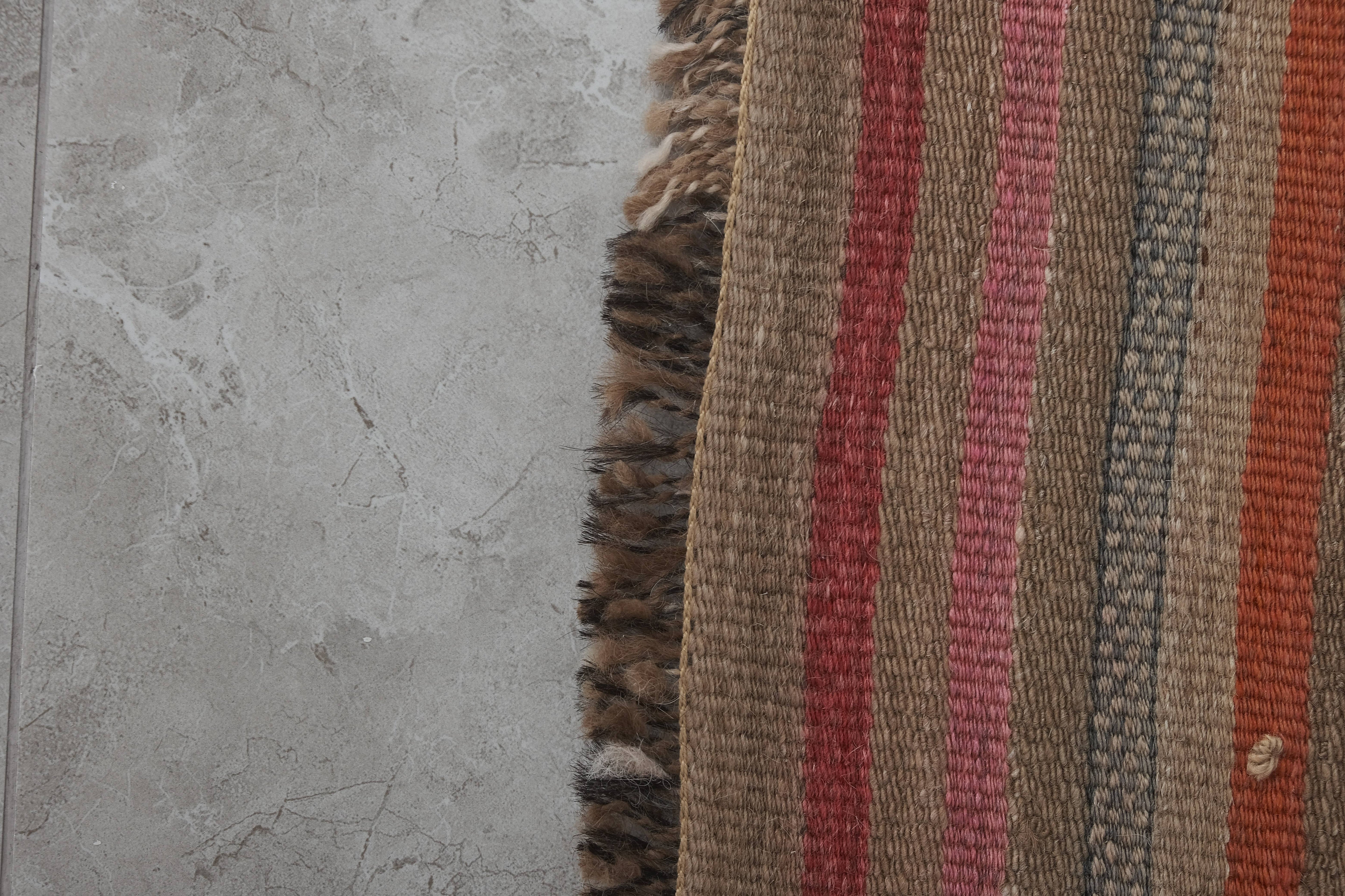 Vintage Turkish Kilim Runner 2'3'' x 18'7''