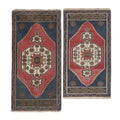 Vintage Turkish Yastik Rugs Set of 2 | 22'' x 38''